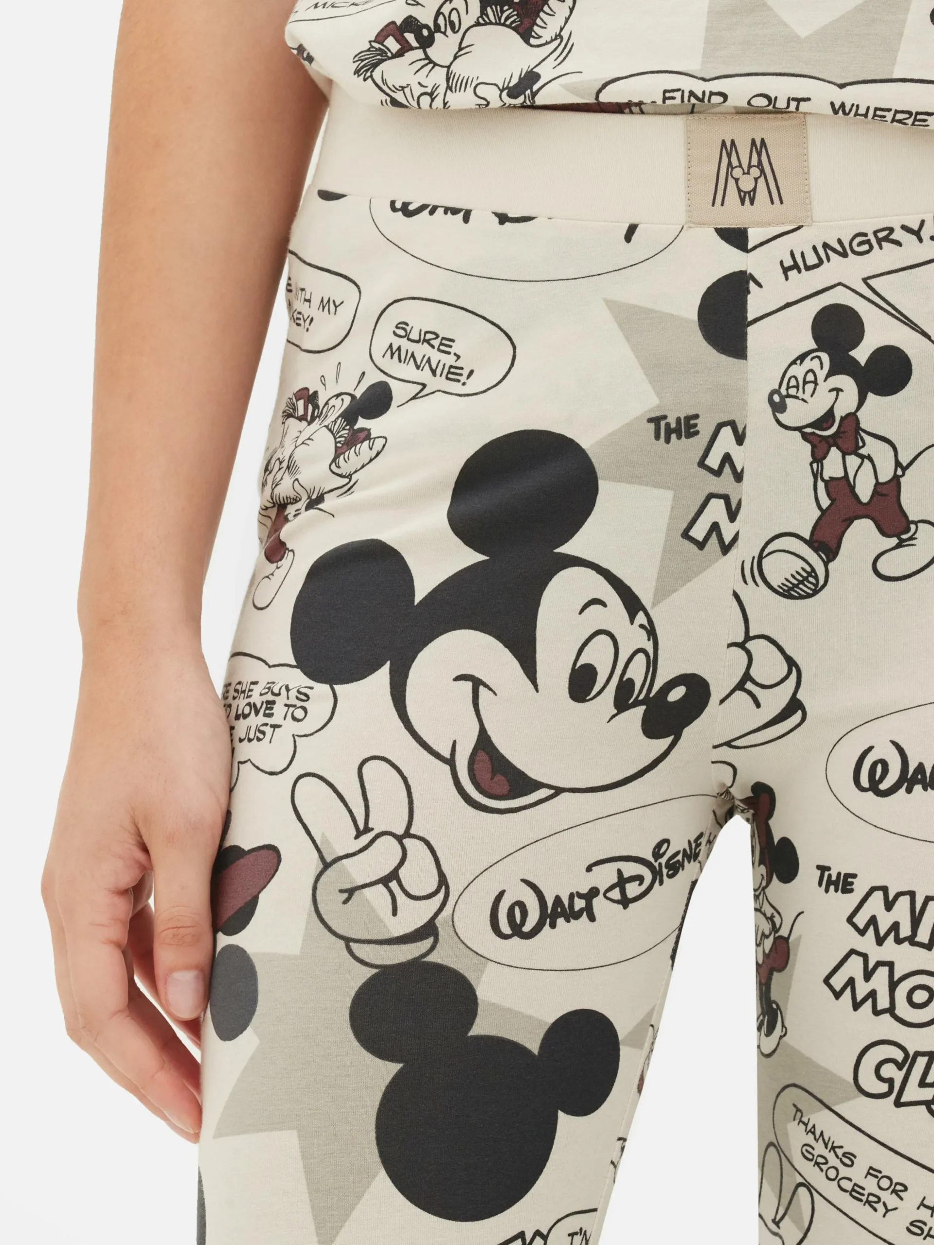 Pyjamalegging Disney's Mickey Mouse Retro Stripprint