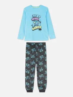 Pyjamaset Met T-shirt En Broek Game Controller