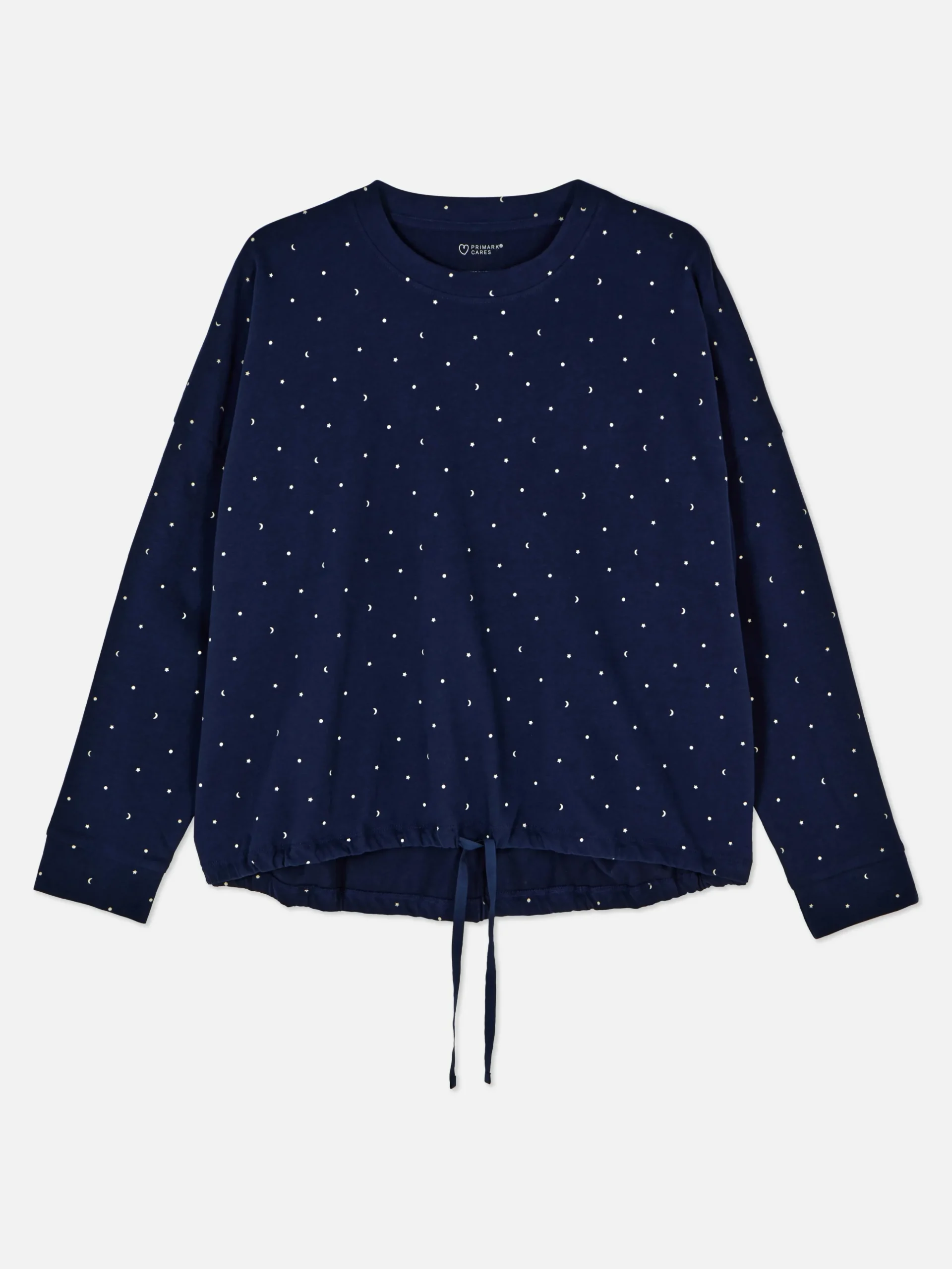 Pyjamatop Met Lange Mouwen En Sterrenhemel