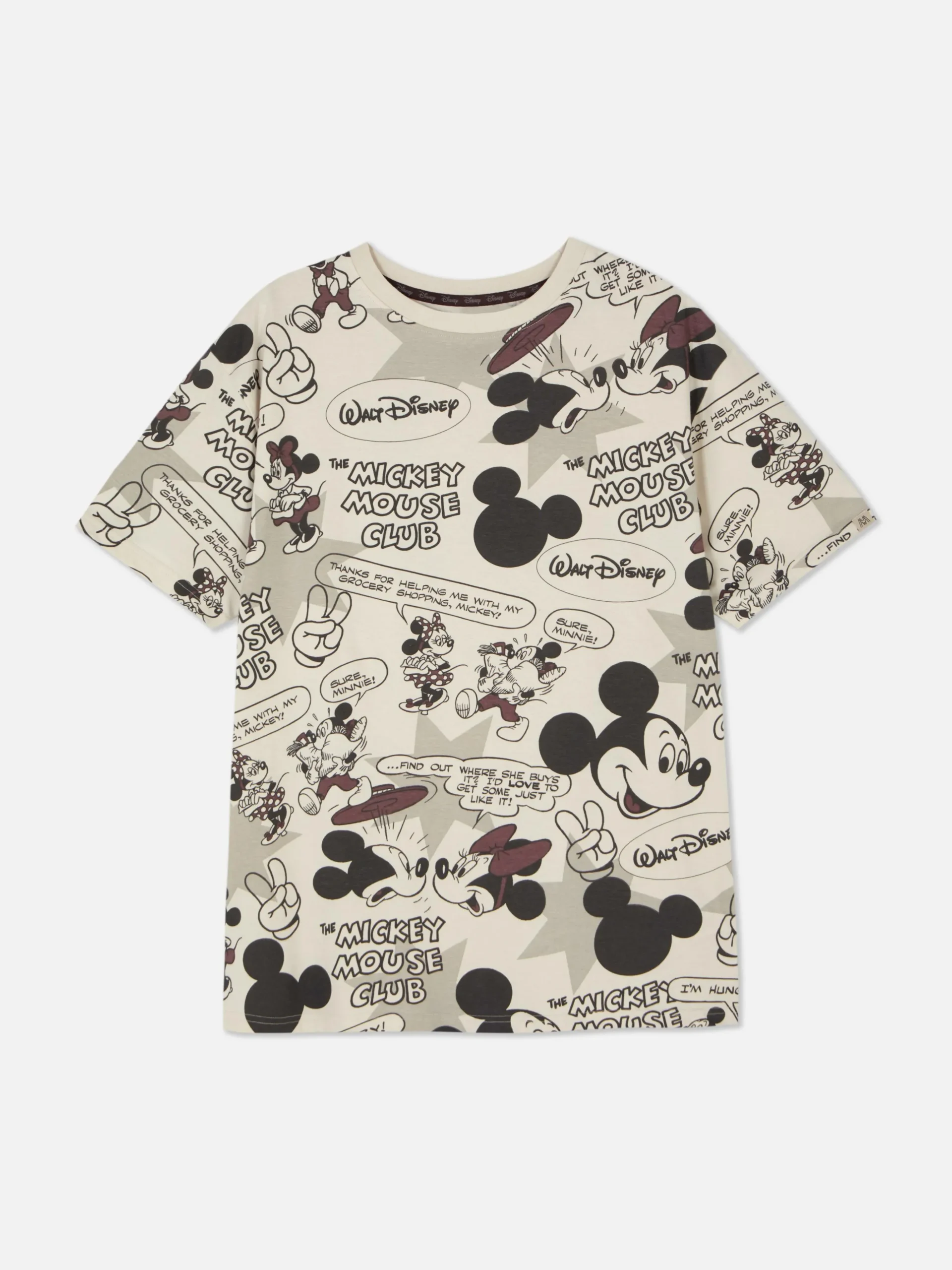 Pyjamatop Met Patroon Disney's Mickey Mouse