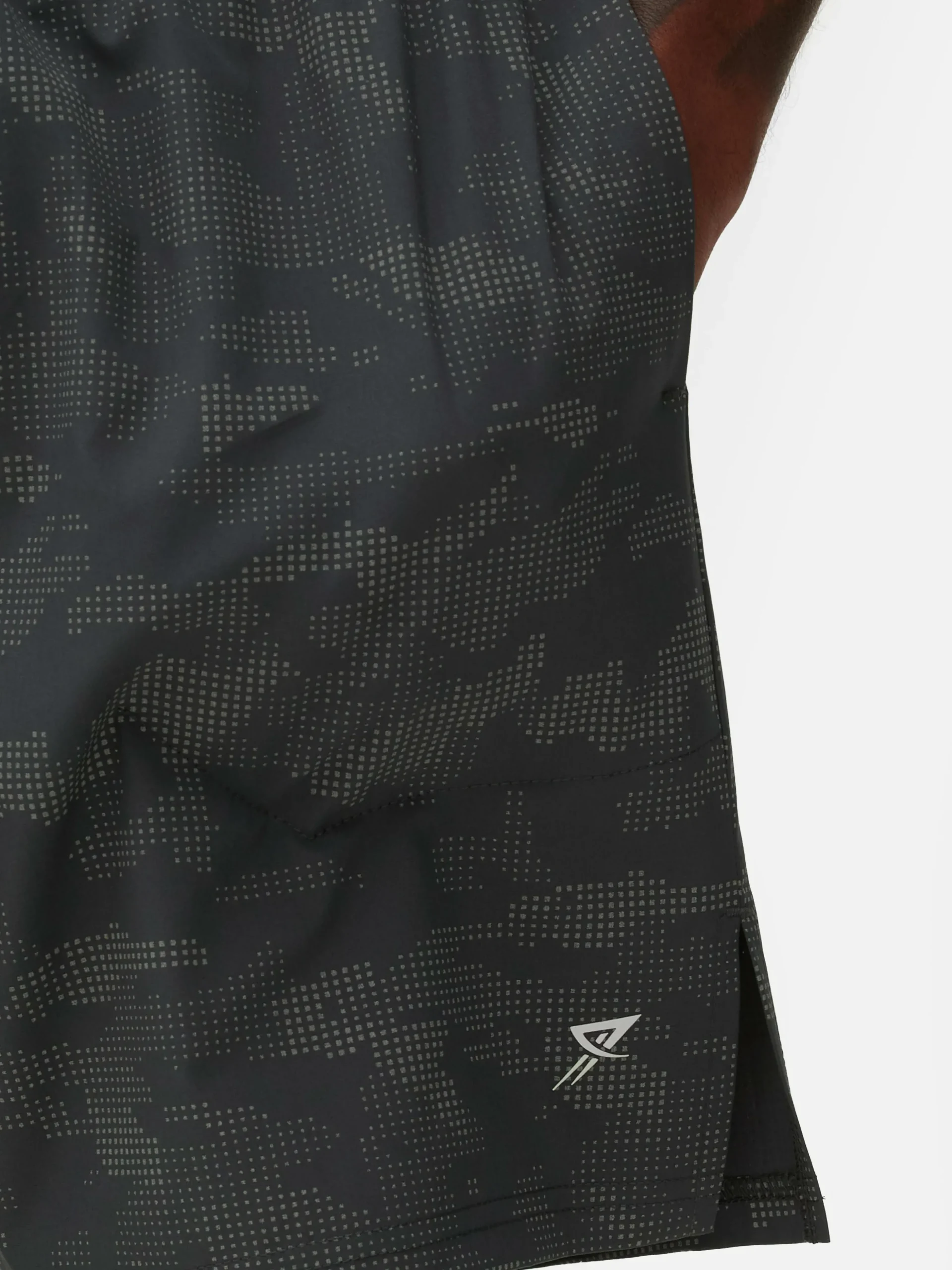 Reflecterende Sportshort Met Patroon