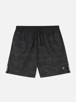 Reflecterende Sportshort Met Patroon