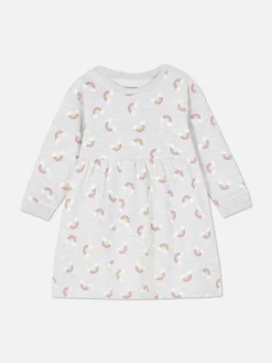 Regenboog Sweatshirtjurk