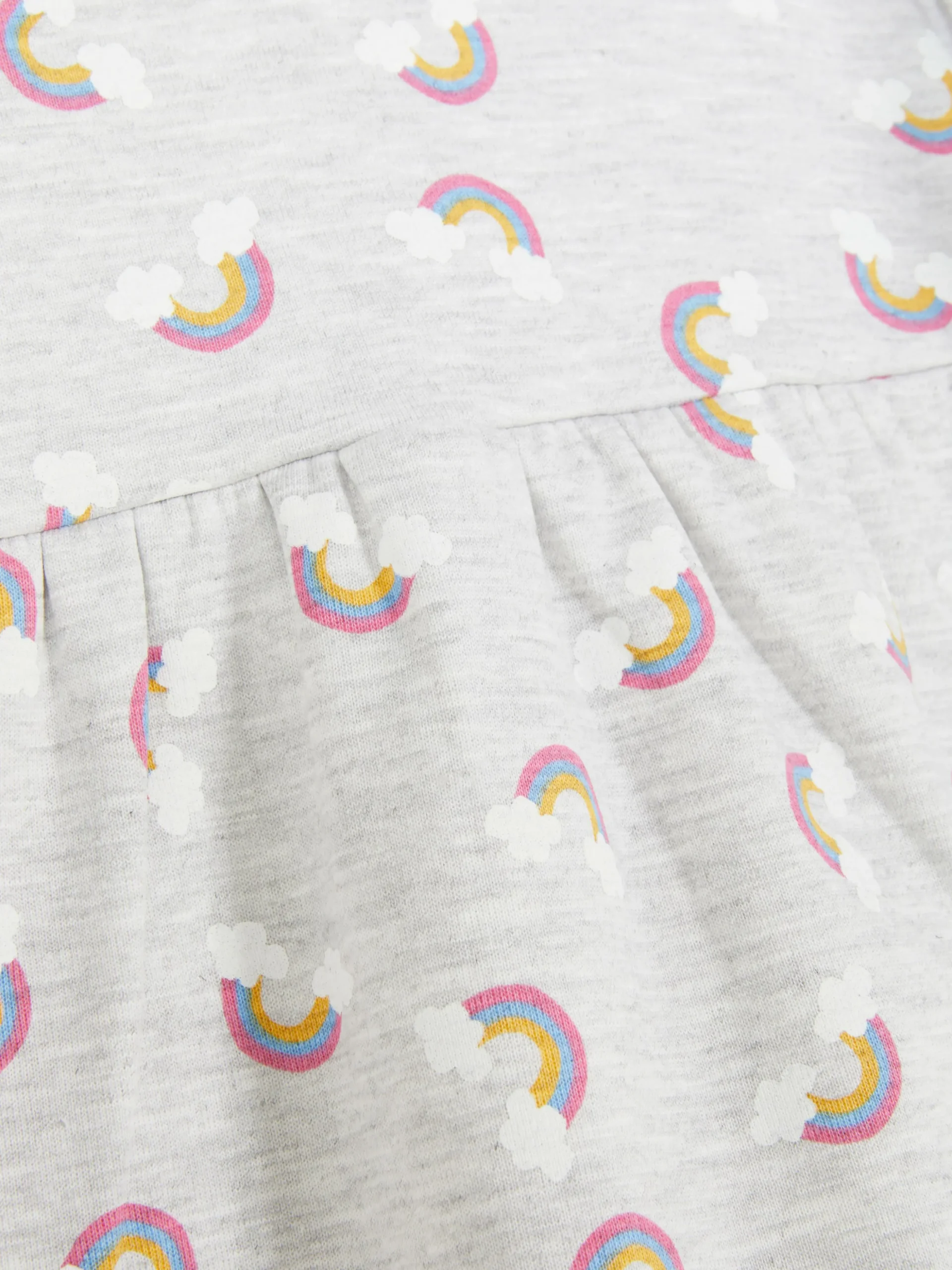 Regenboog Sweatshirtjurk
