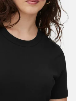 Regular Fit T-shirt Met Ronde Hals