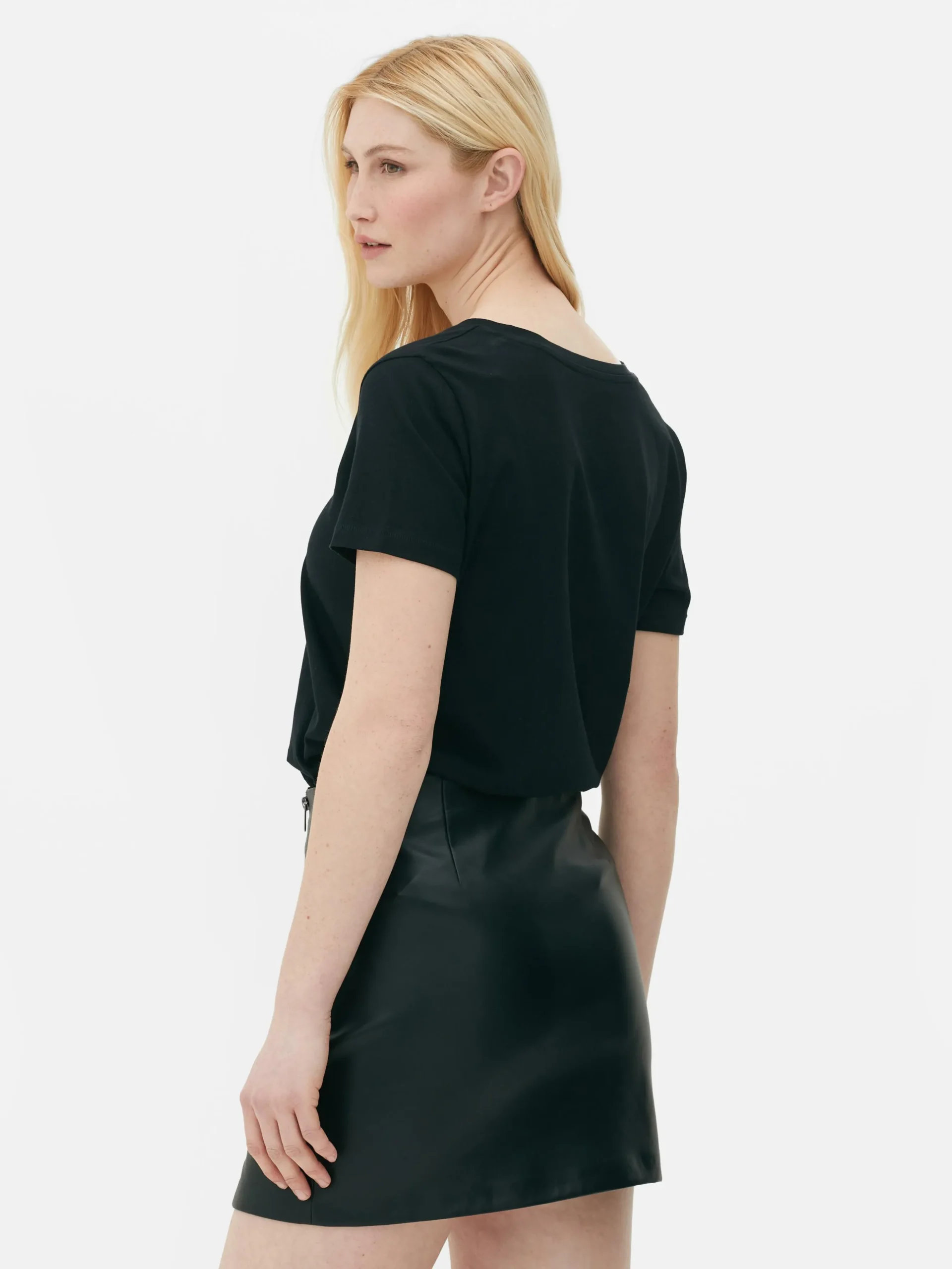 Regular Fit T-shirt Met V-hals