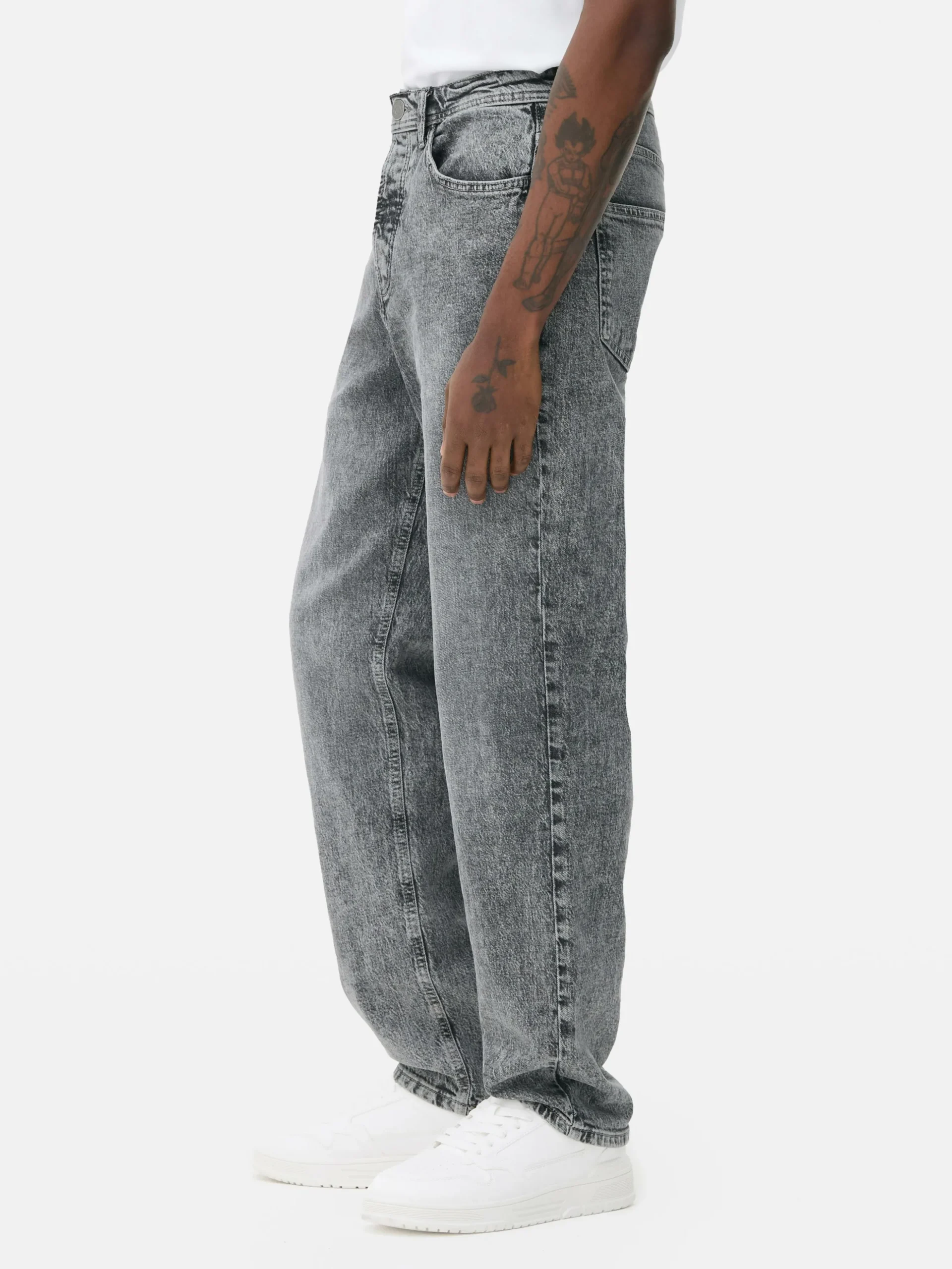 Relaxed Jeans Met Rechte Pijpen
