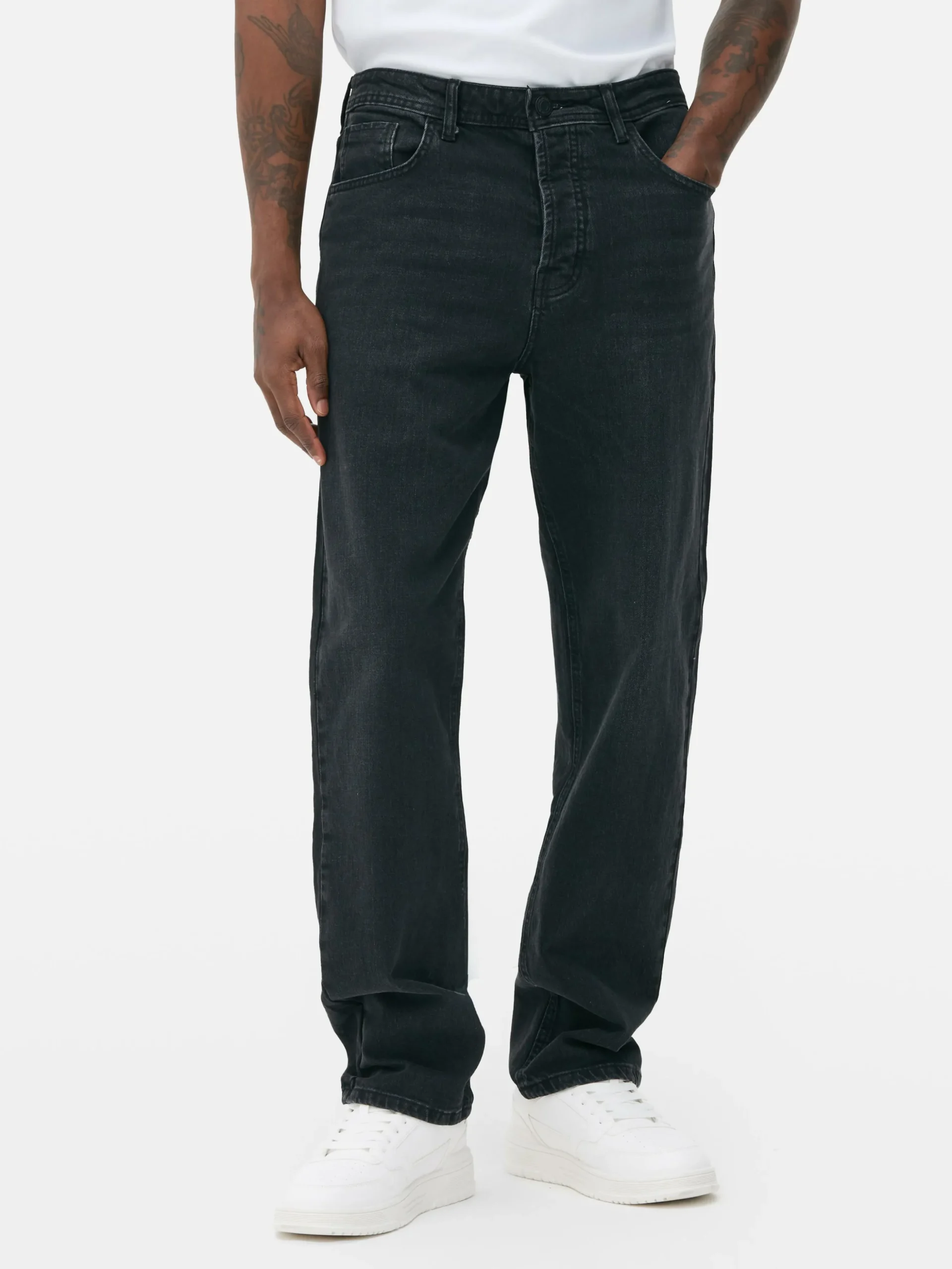Relaxed Jeans Met Rechte Pijpen
