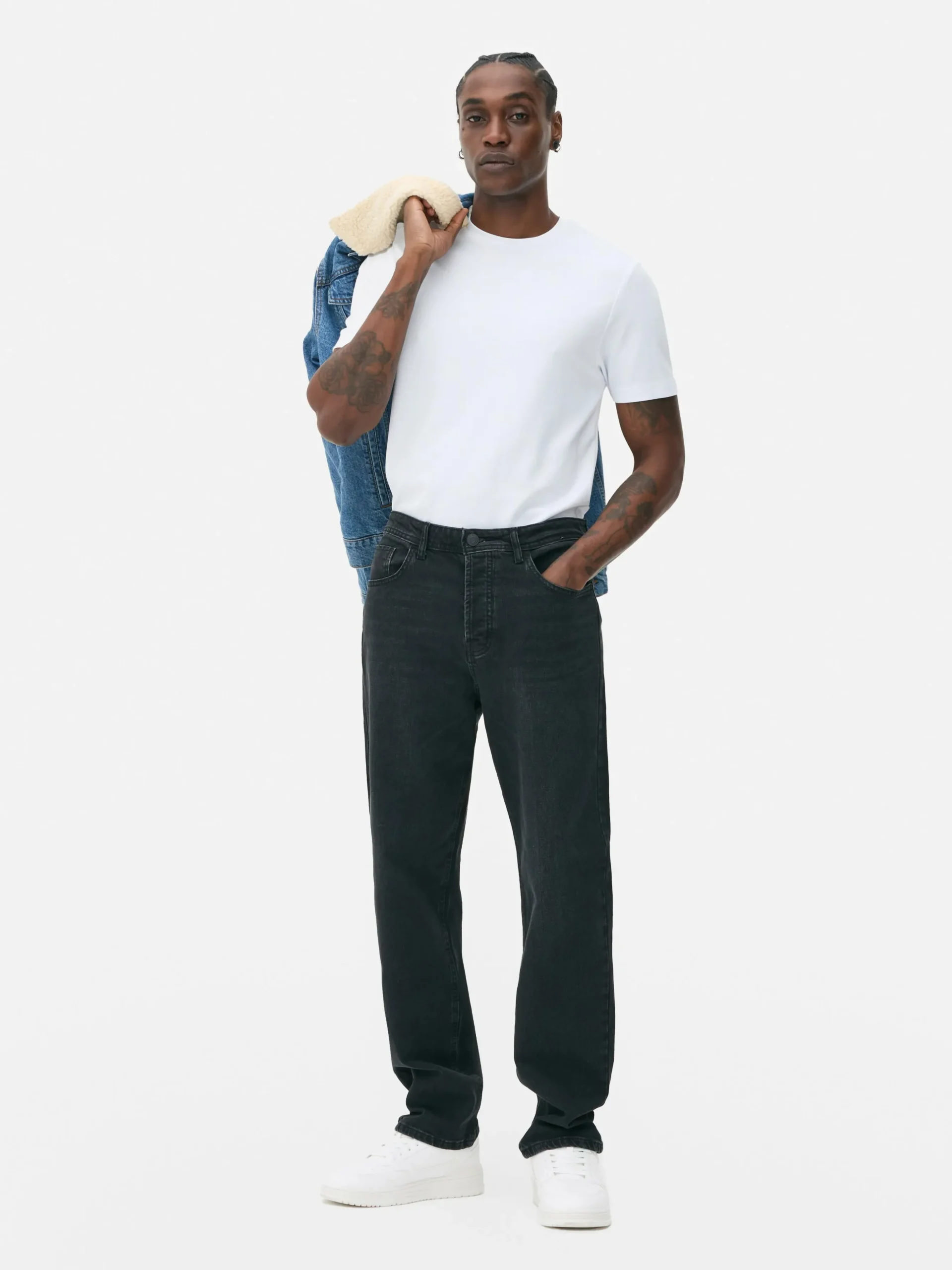 Relaxed Jeans Met Rechte Pijpen