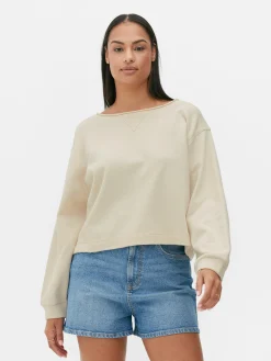 Relaxed Kort Sweatshirt