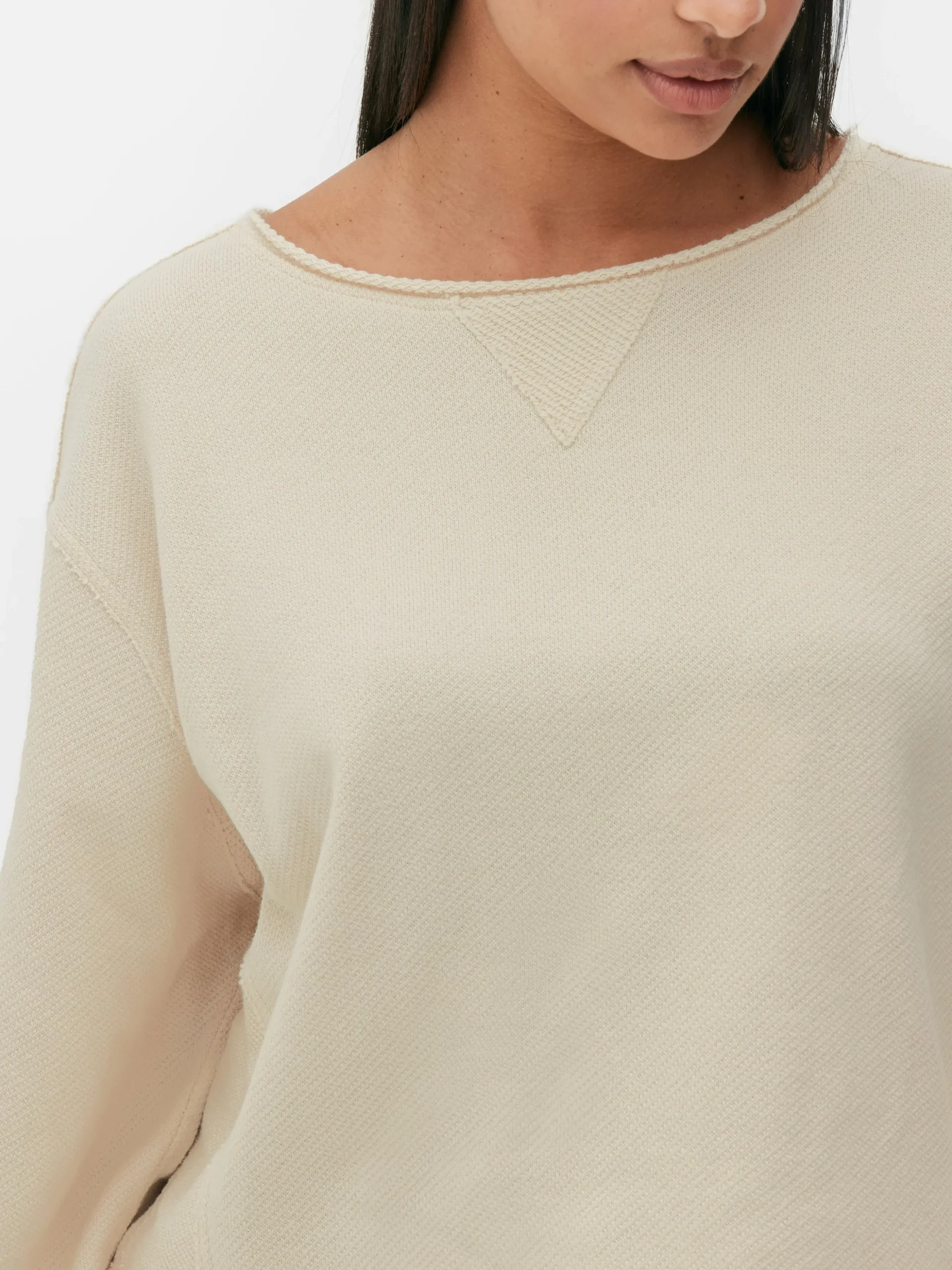 Relaxed Kort Sweatshirt