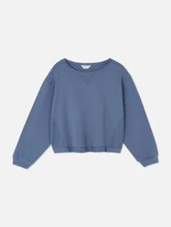 Relaxed Kort Sweatshirt