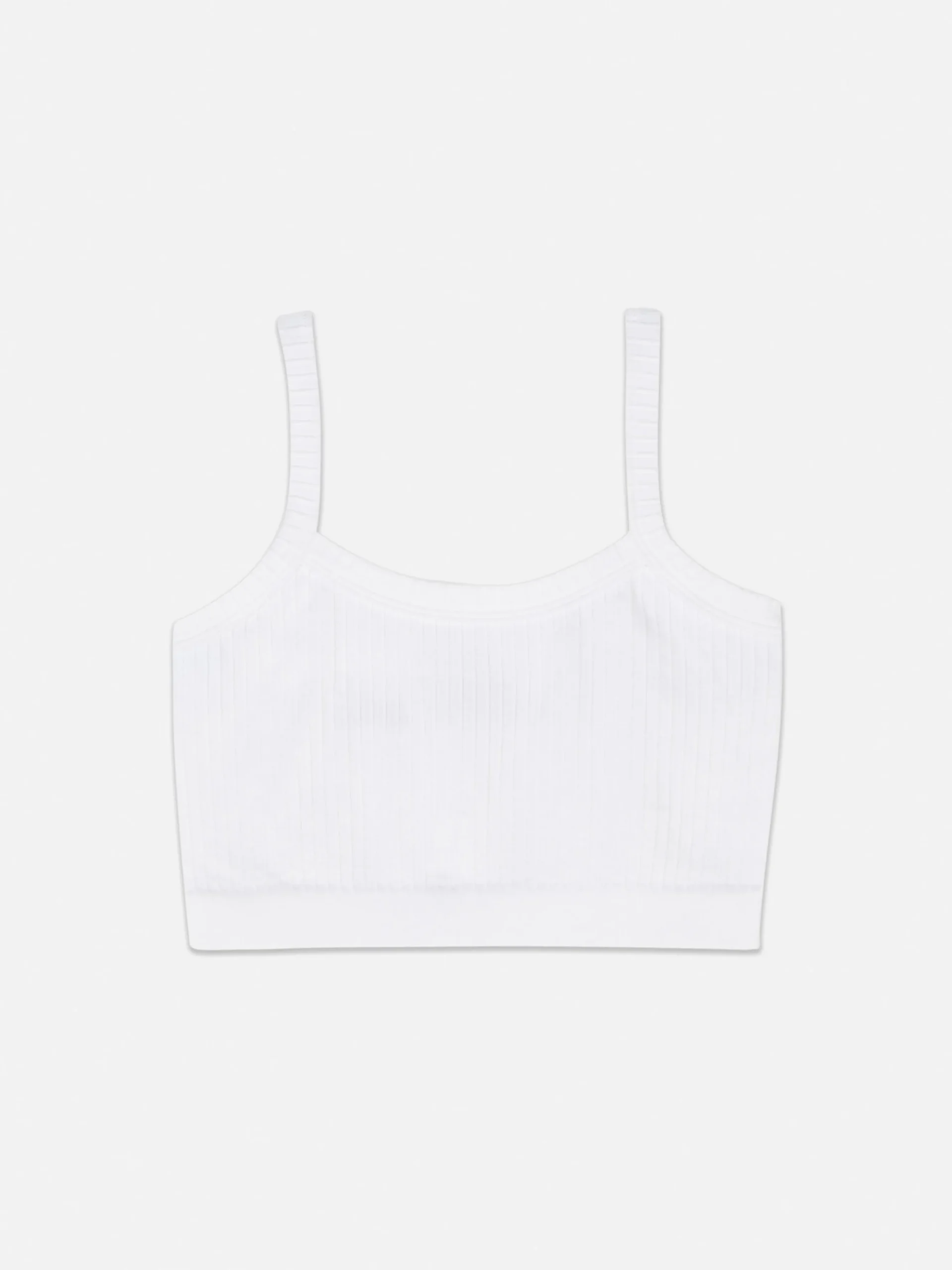 Ribstoffen Korte Top Met Textuur