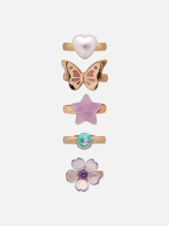 Ringen Met Bedeltjes, Set Van 5