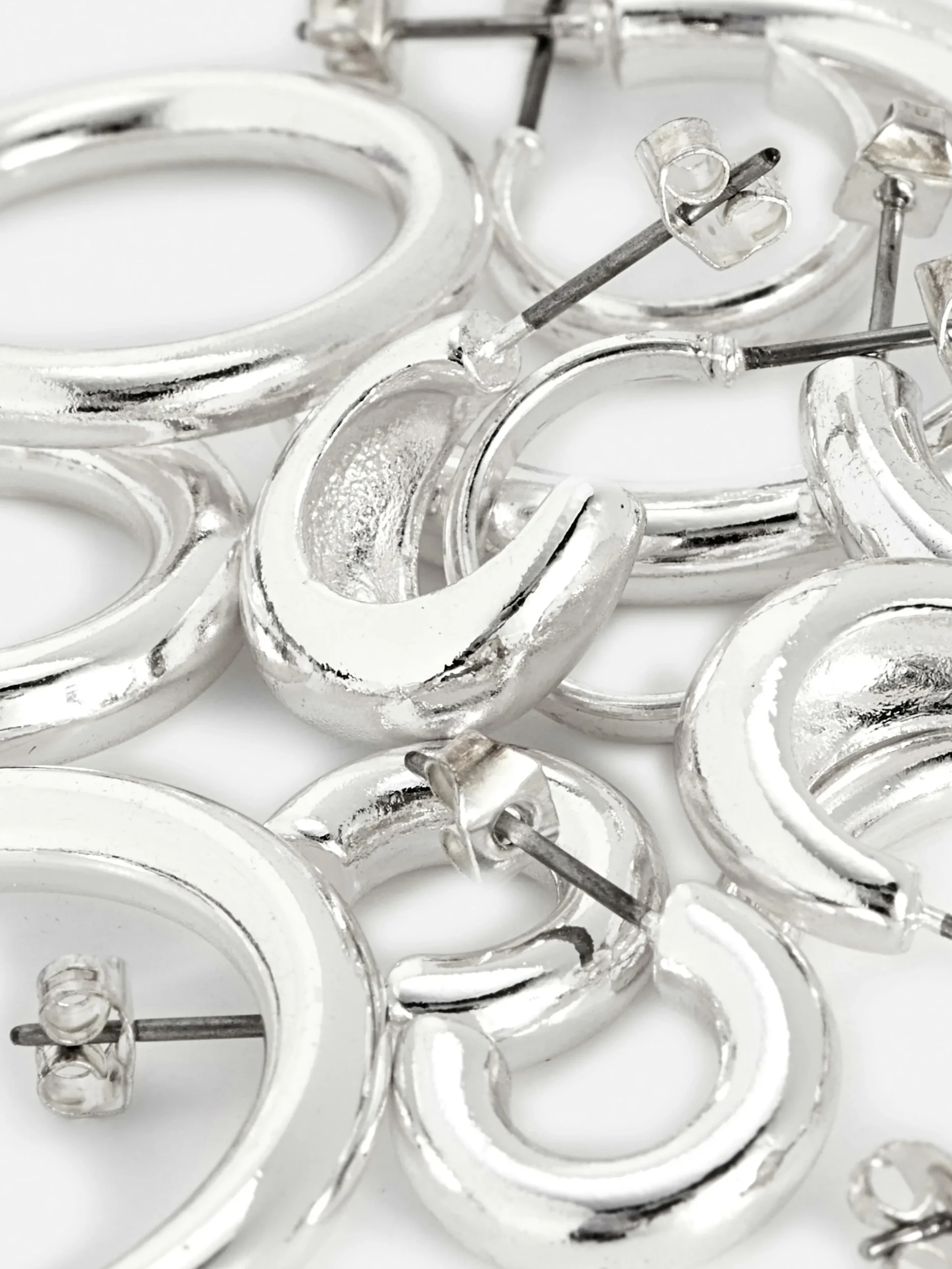 Robuuste Oorringen, 6 Paar