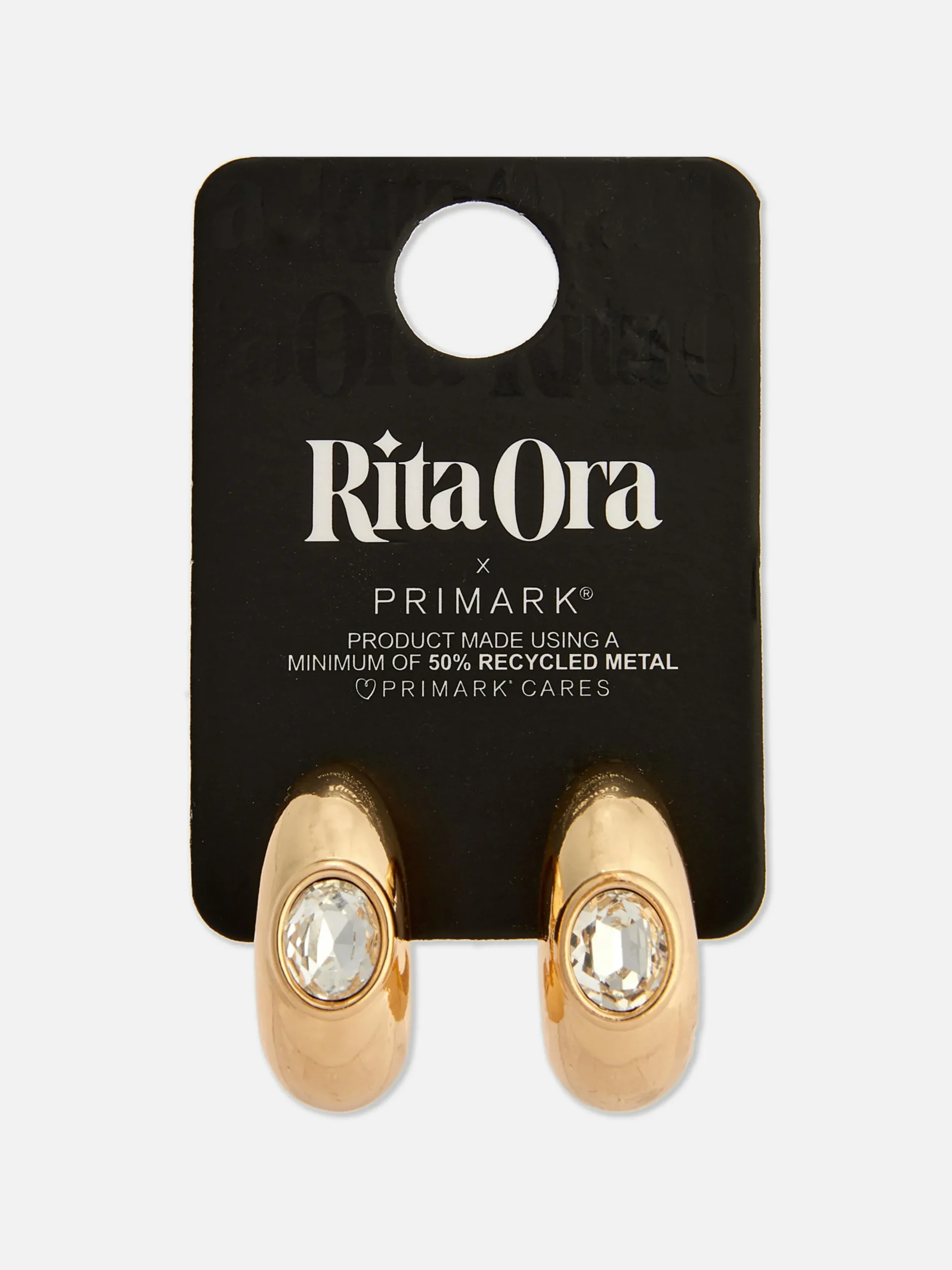 Robuuste Oorringen Met Imitatie-edelstenen Rita Ora
