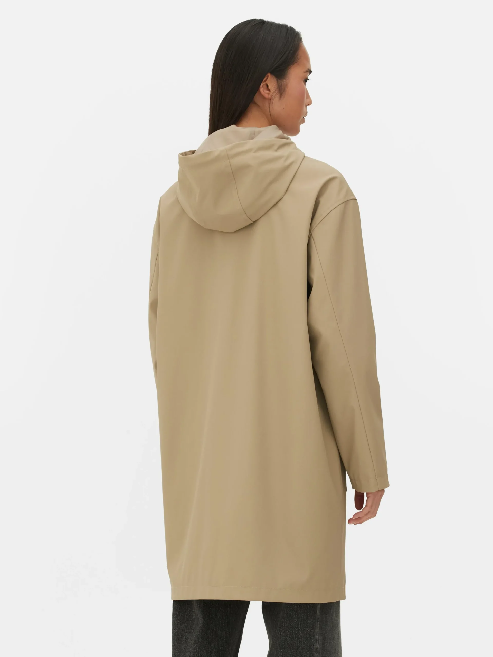 Rubberen Regenjas Met Capuchon