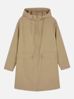 Rubberen Regenjas Met Capuchon