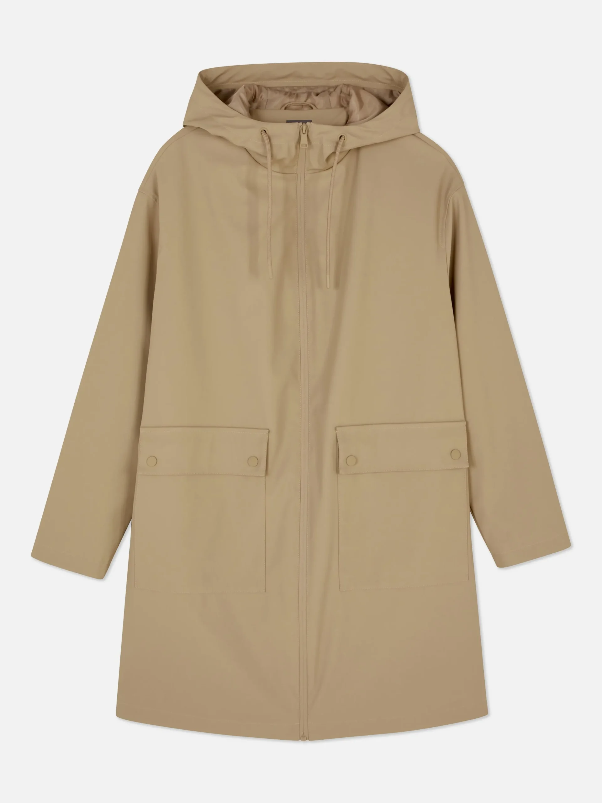 Rubberen Regenjas Met Capuchon