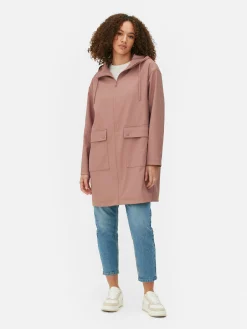 Rubberen Regenjas Met Capuchon