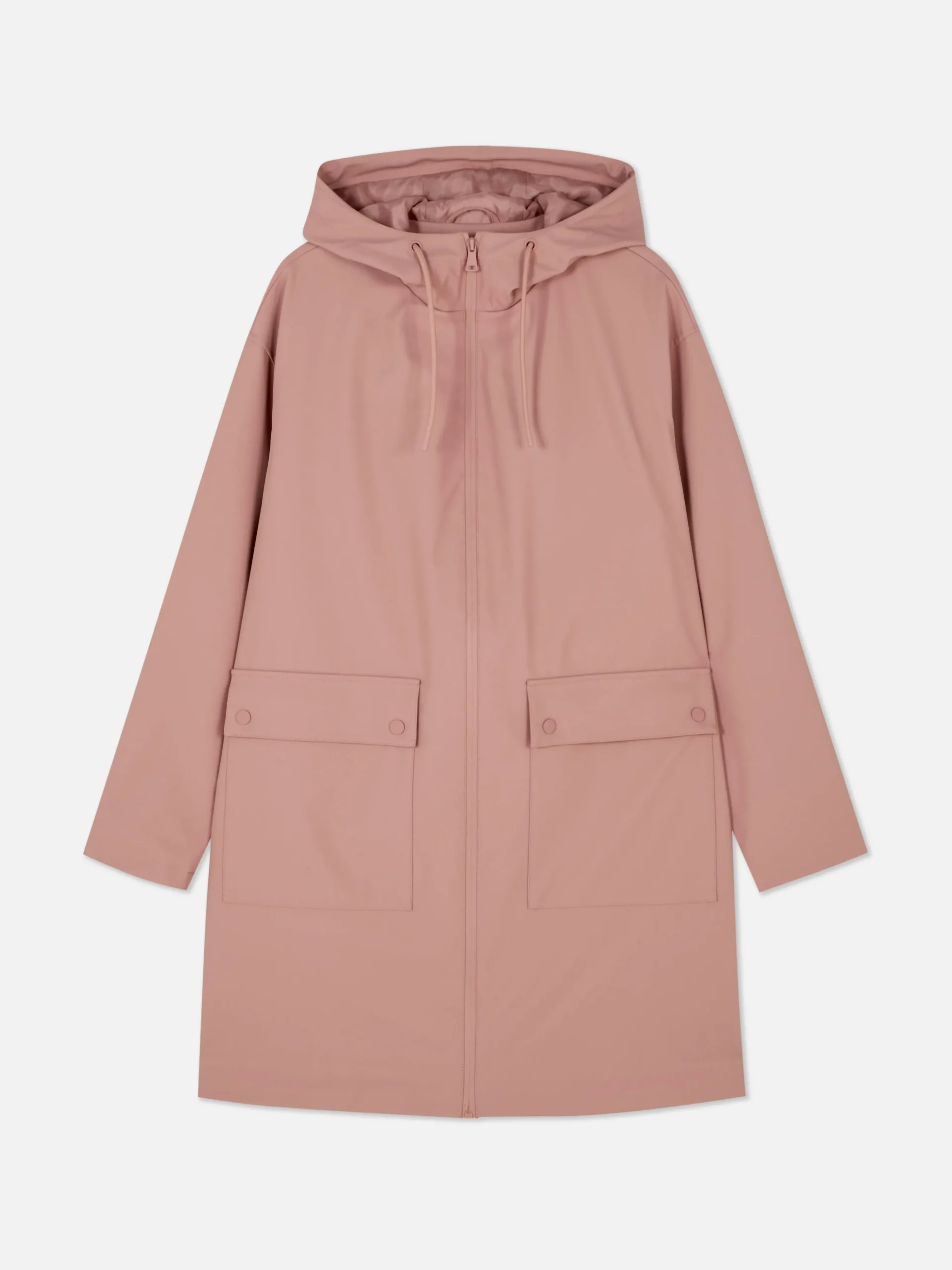 Rubberen Regenjas Met Capuchon
