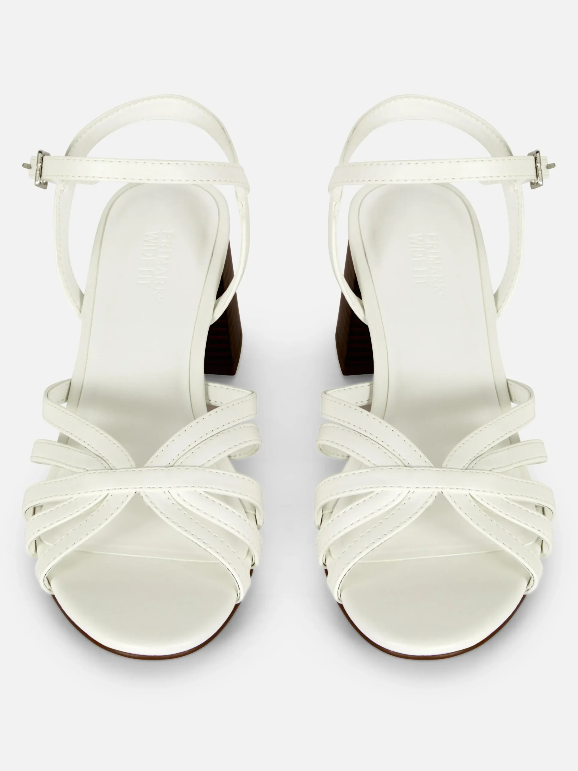 Sandalen Met Gekruiste Bandjes En Hoge Hakken