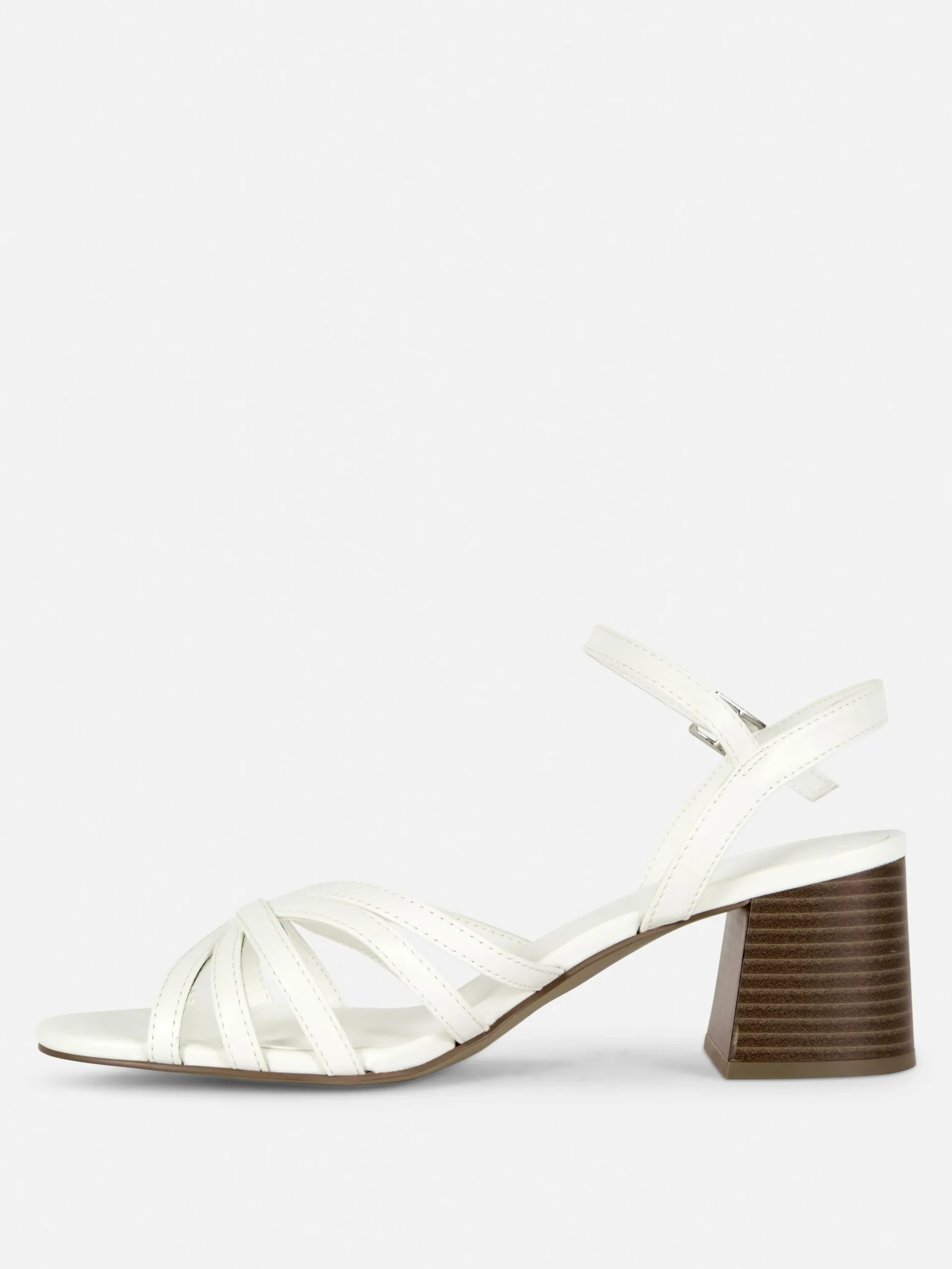 Sandalen Met Gekruiste Bandjes En Hoge Hakken