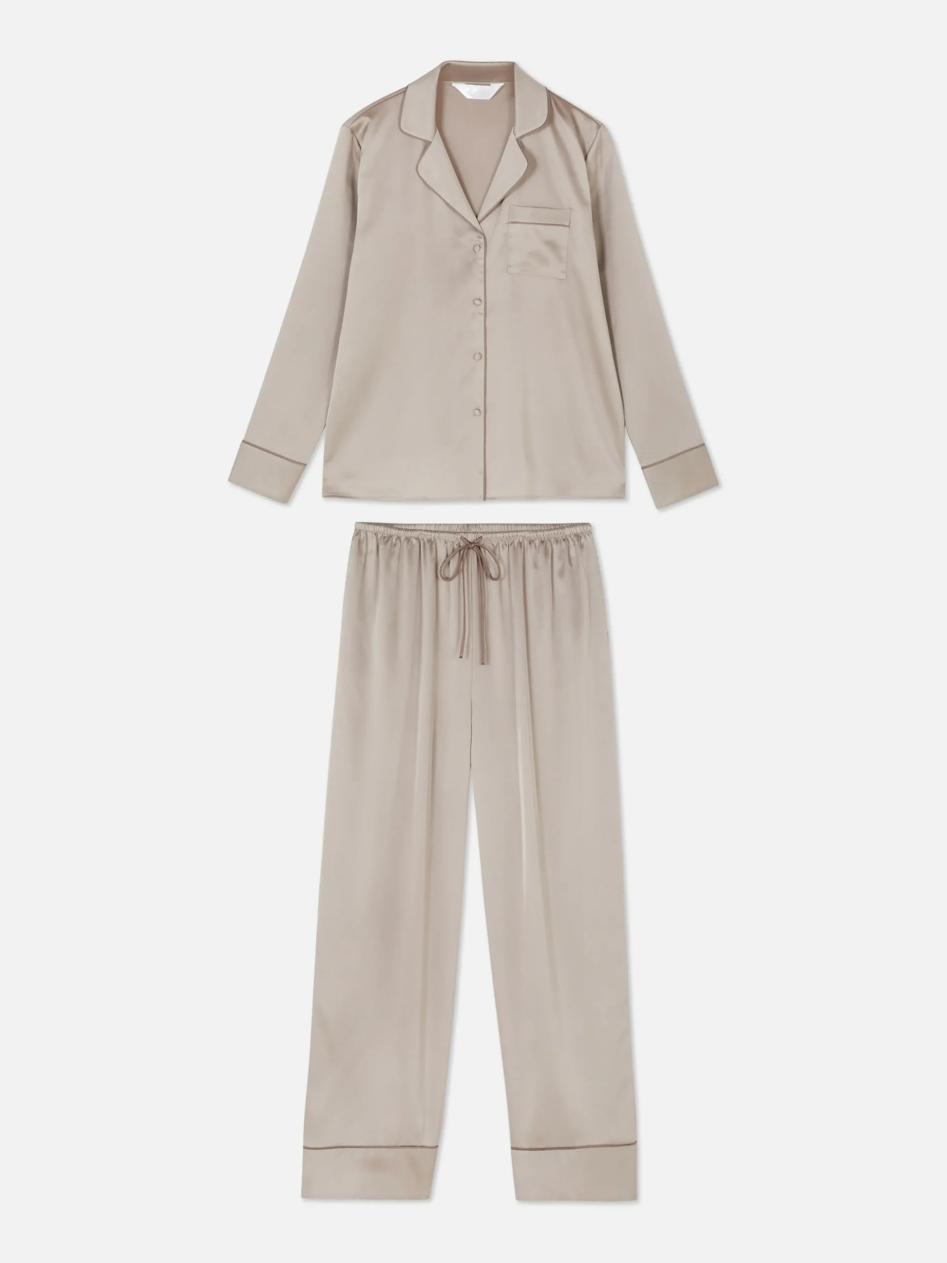 Satijnen Lange Pyjama