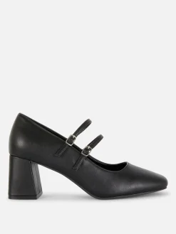 Schoenen Met T-bandje Van Imitatieleer