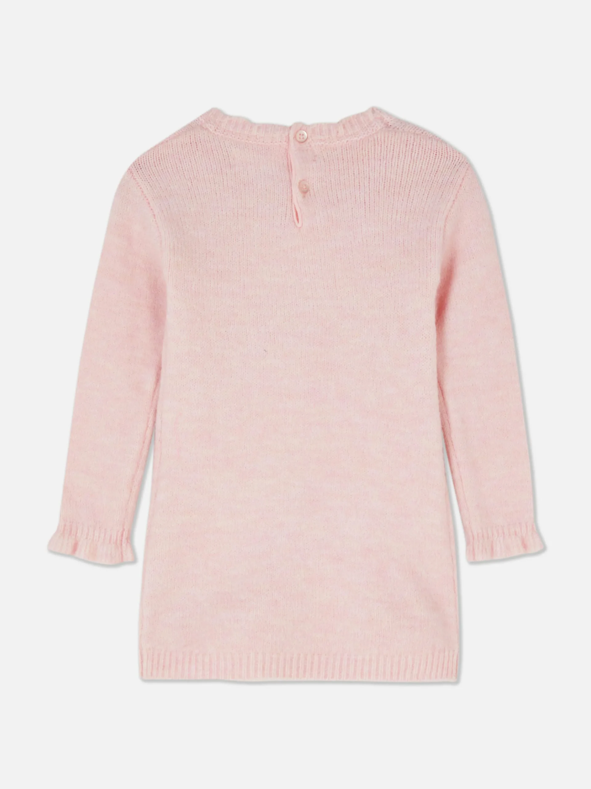 Set Met Gebreide Overgooier En Maillot Met Konijn