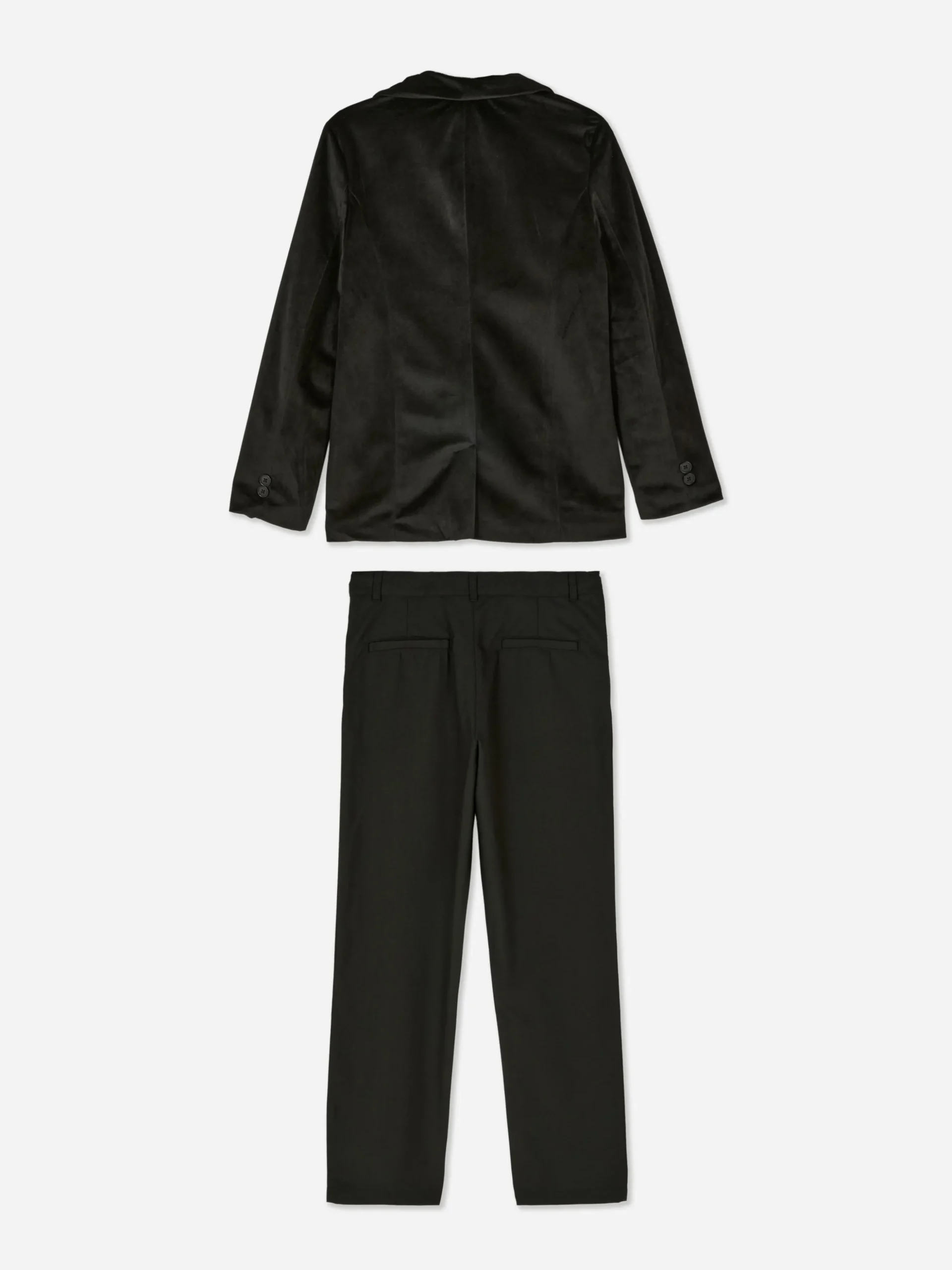 Set Van Fluwelen Blazer En Broek
