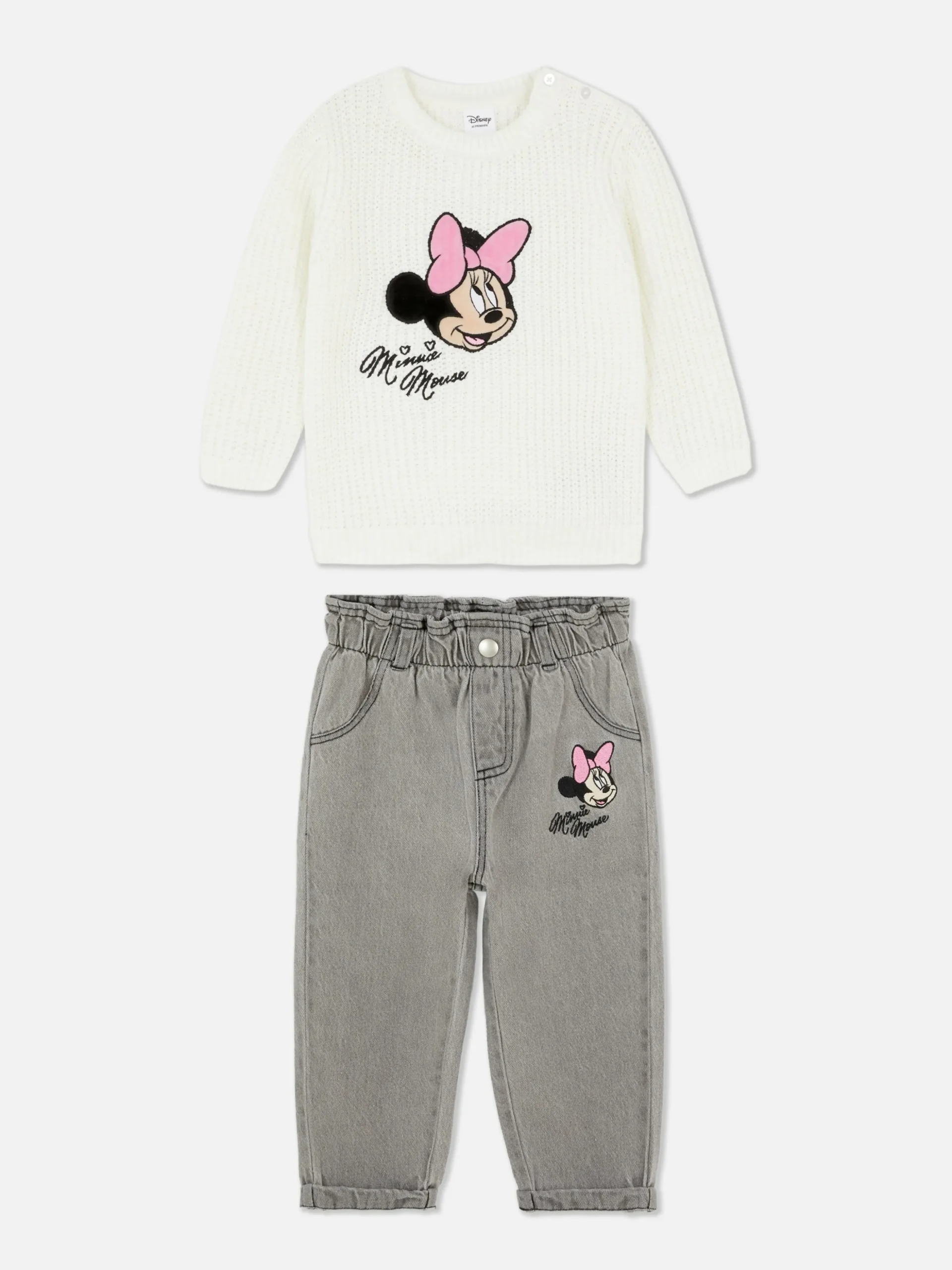 Set Van Gebreide Trui En Jeans Disney's Minnie Mouse