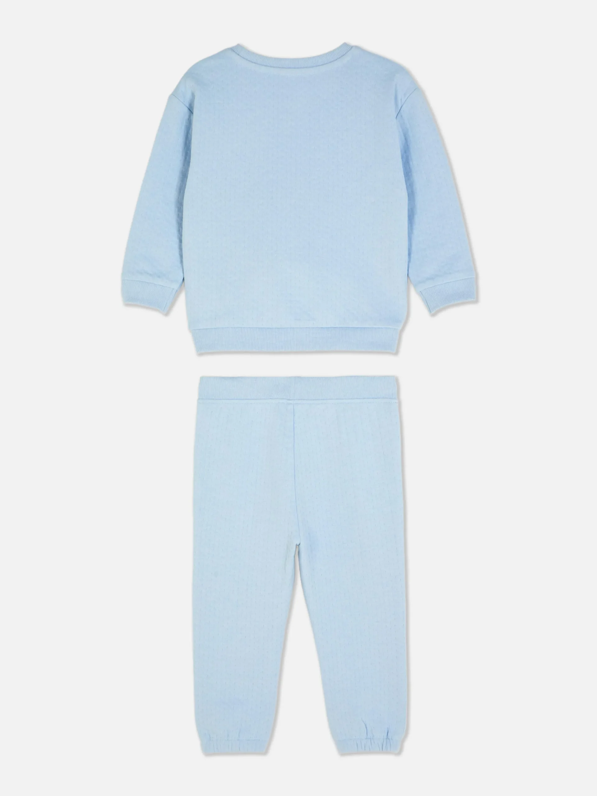 Set Van Sweatshirt En Joggingbroek Met Textuur