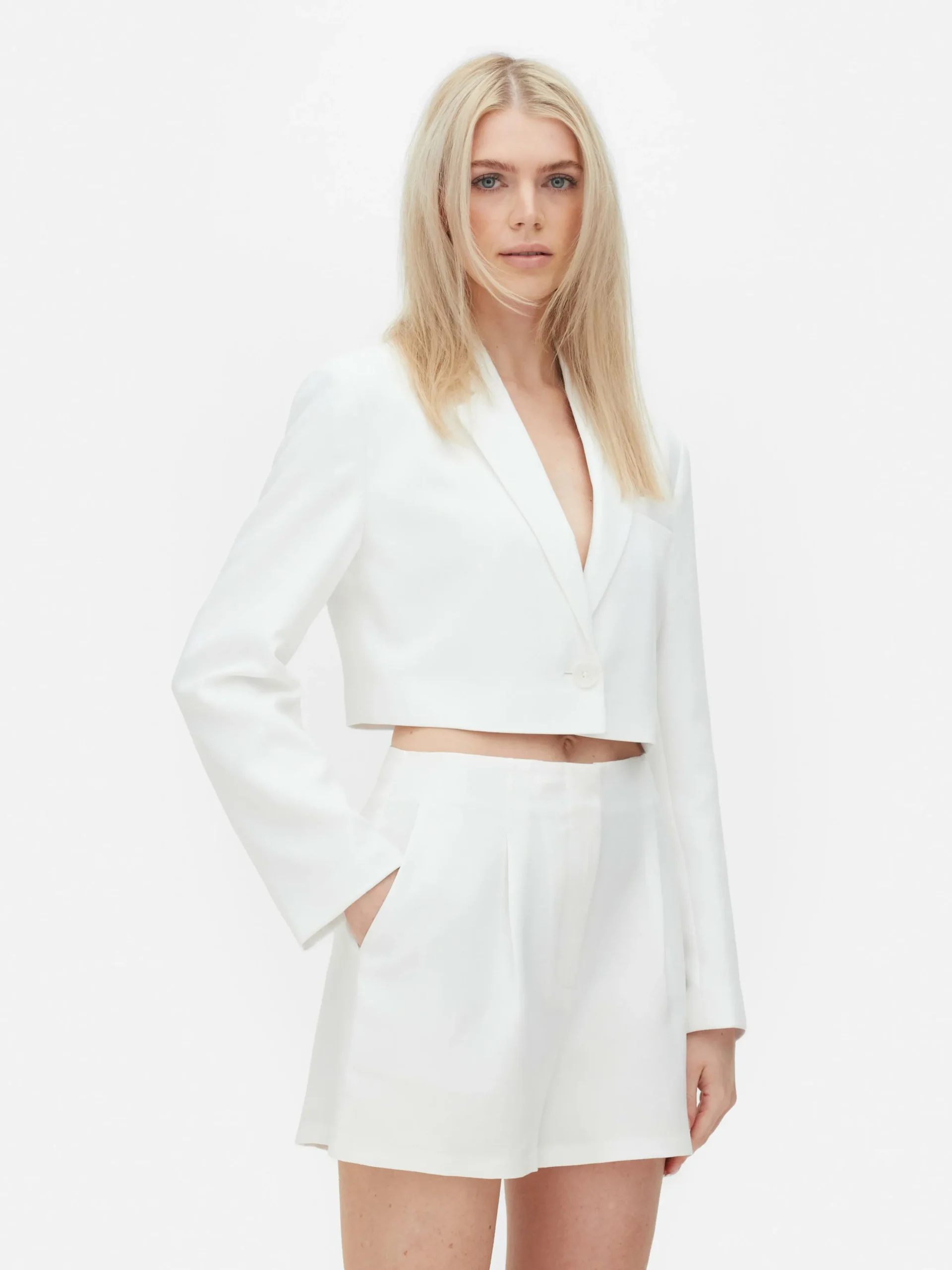 Single-breasted Korte Blazer Luna