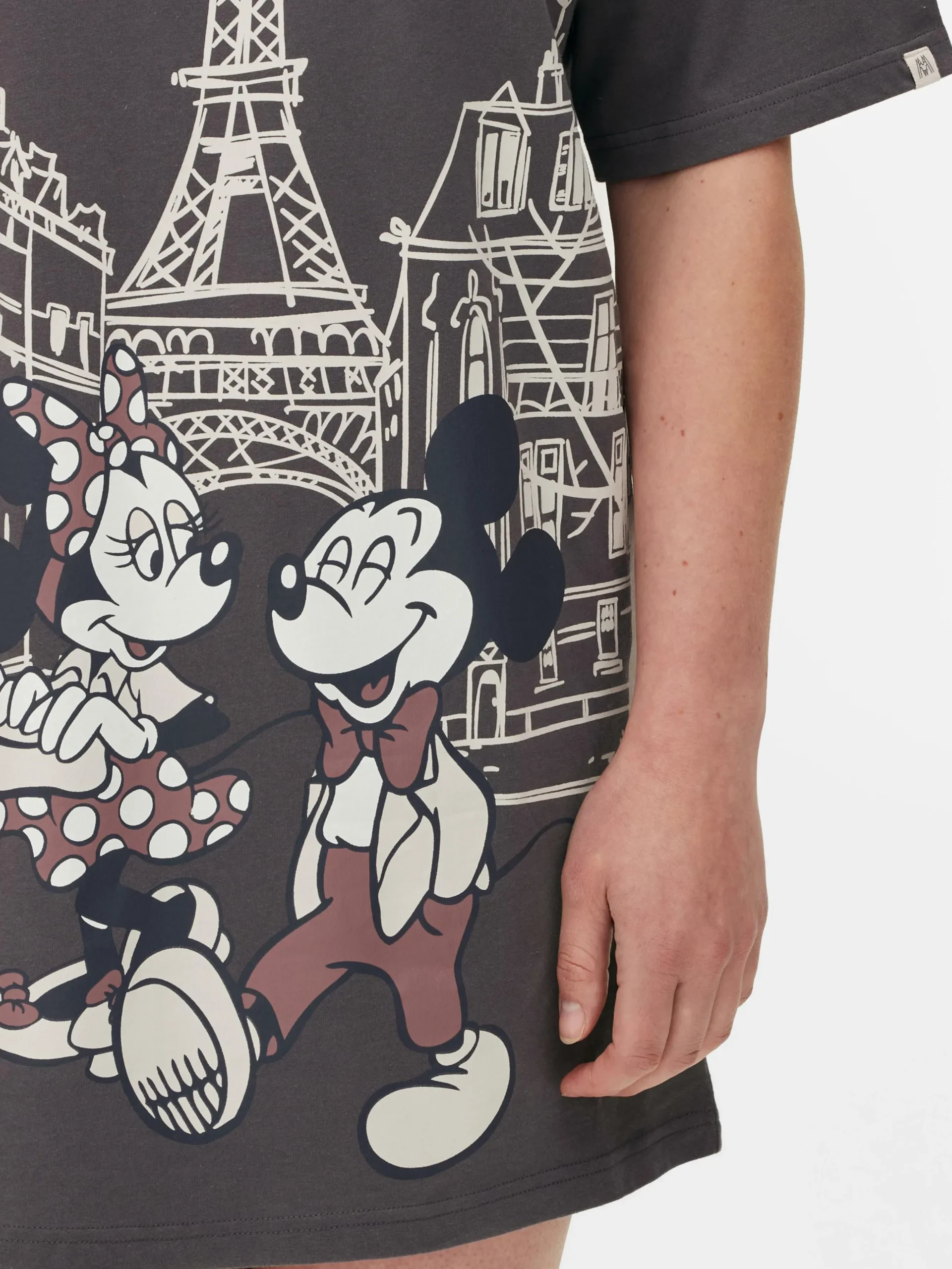 Slaapshirt Disney's Mickey Mouse En Minnie Mouse Paris