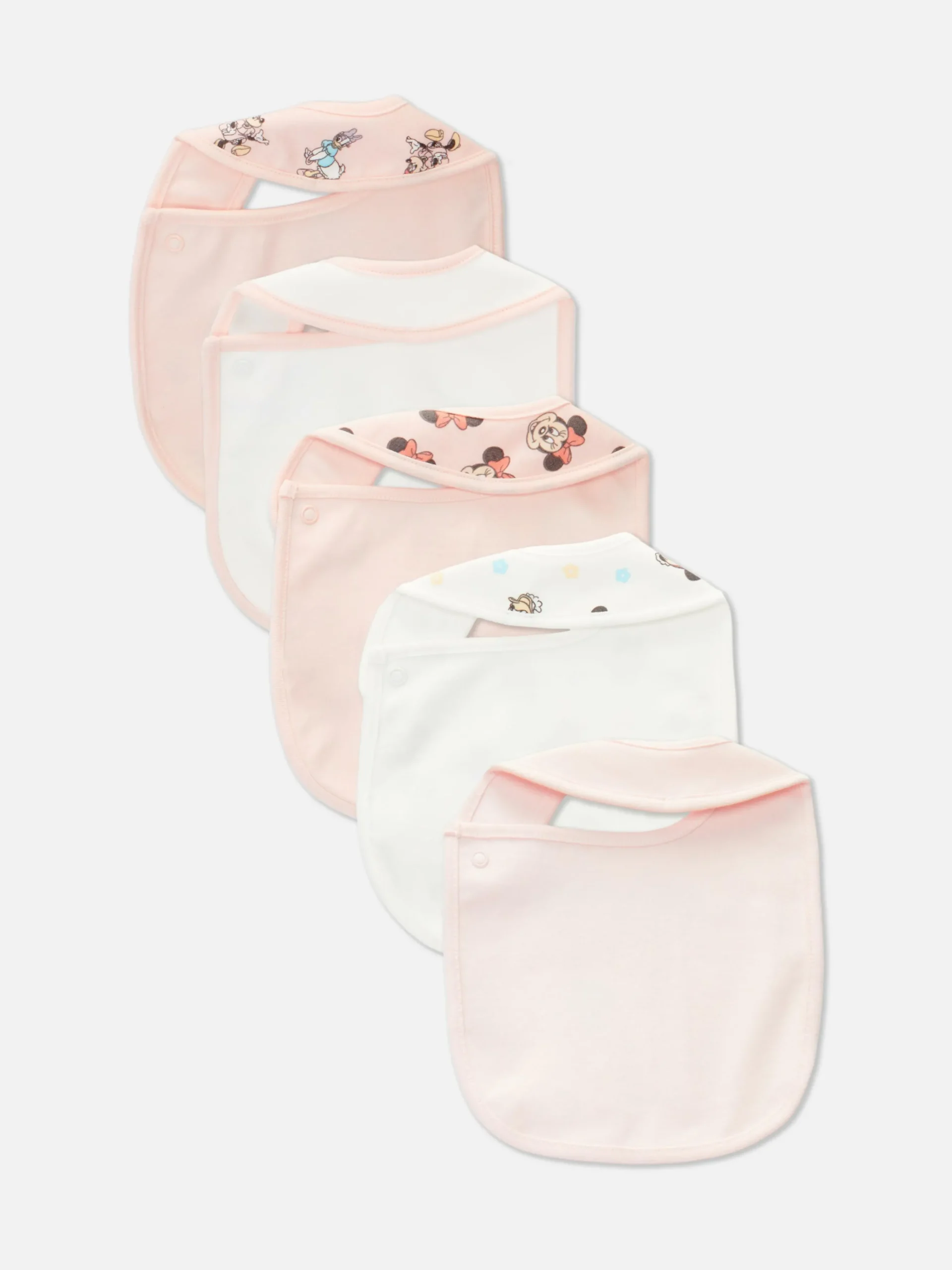 Slabbetjes Minnie Mouse En Katrien Duck, Set Van 5