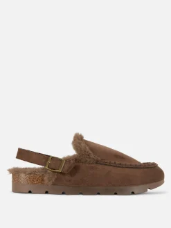 Slingback Loafers Van Suède Rita Ora