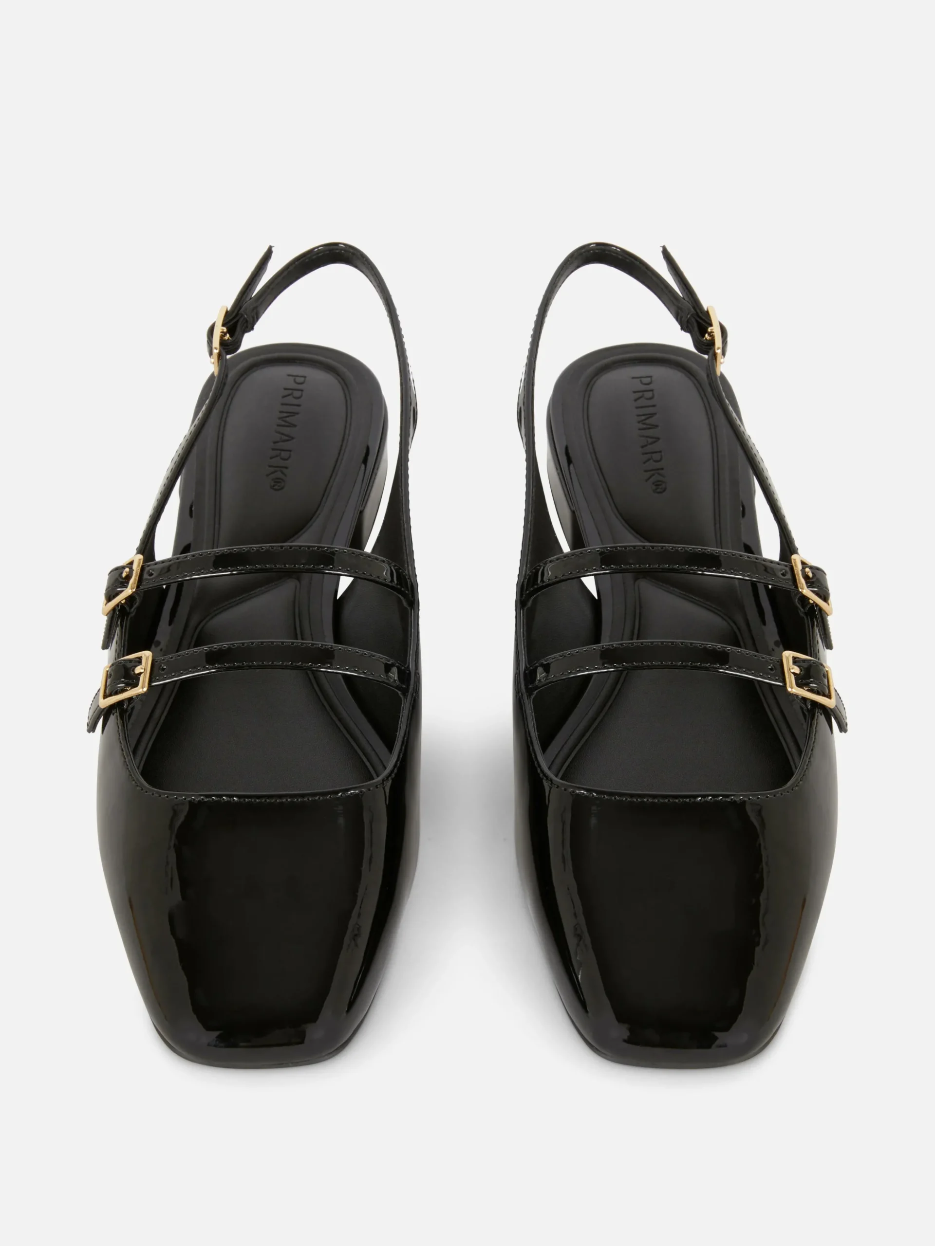 Slingback Mary Janes Met Dubbele Riempjes