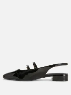 Slingback Mary Janes Met Dubbele Riempjes