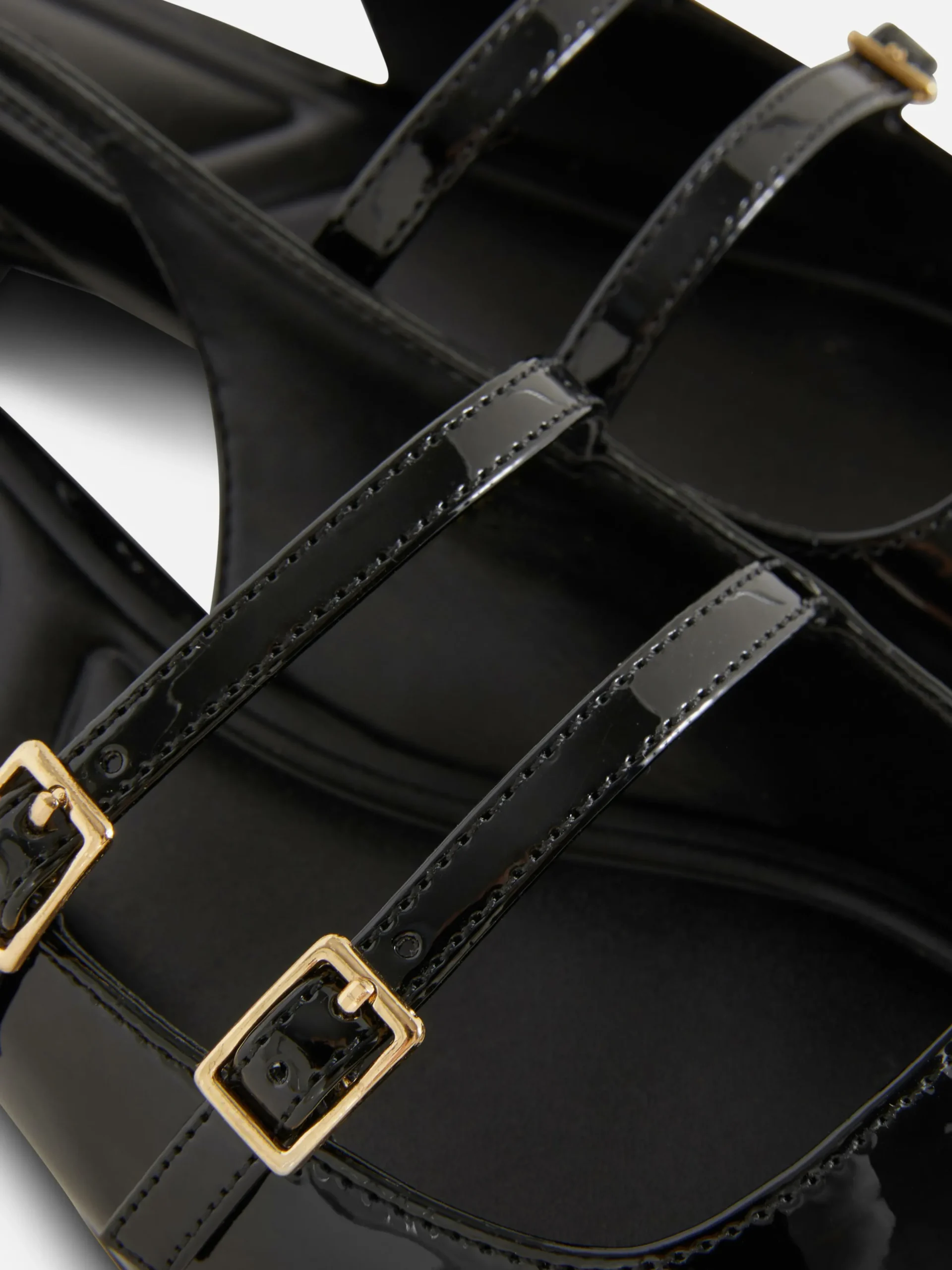 Slingback Mary Janes Met Dubbele Riempjes