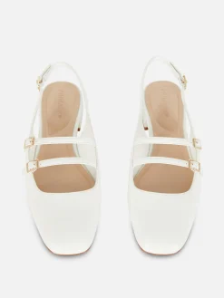Slingback Mary Janes Met Dubbele Riempjes