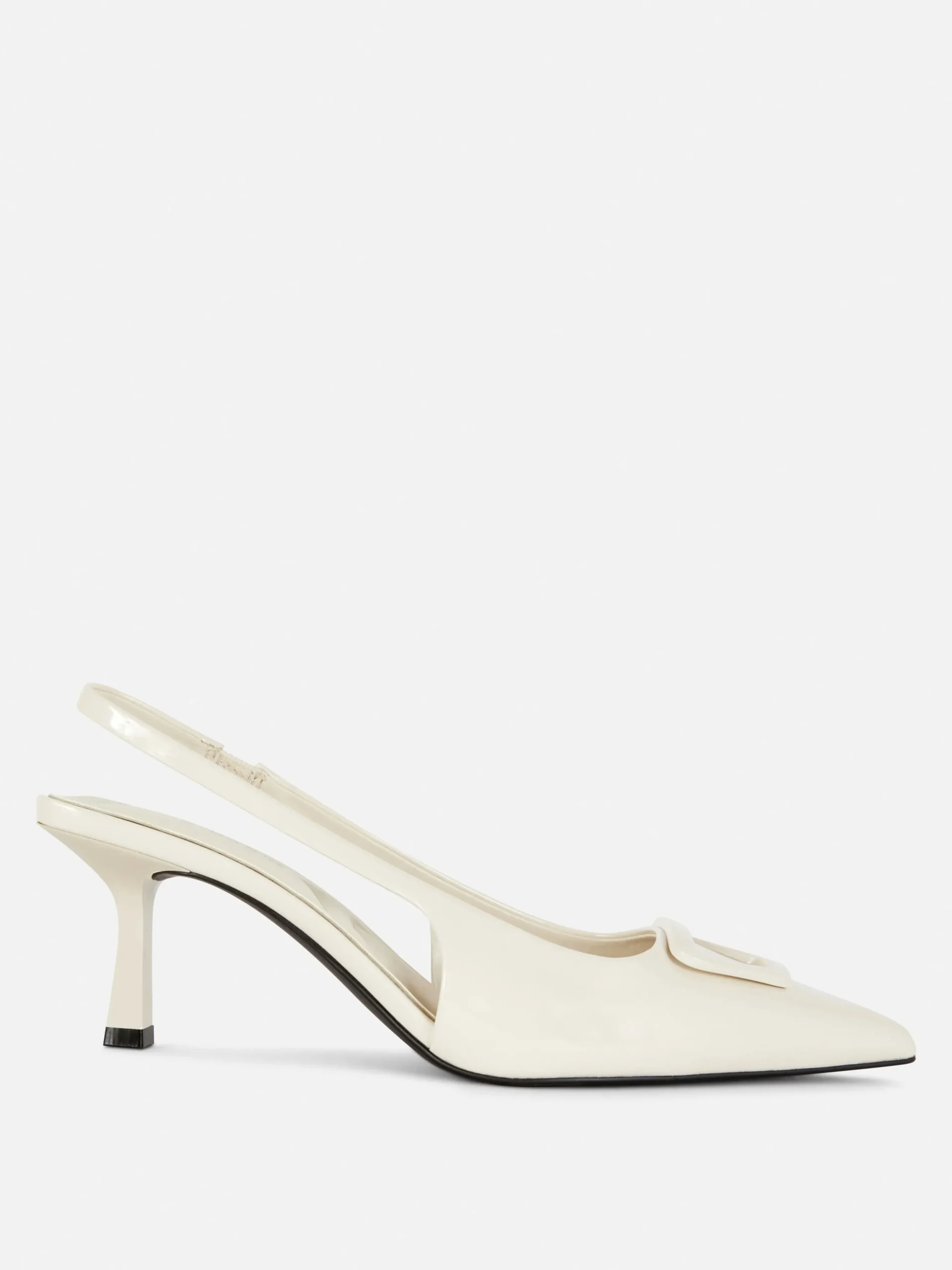 Slingback-pumps Met Lage Hak