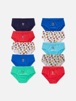 Slips Met Voedselprint, Set Van 10