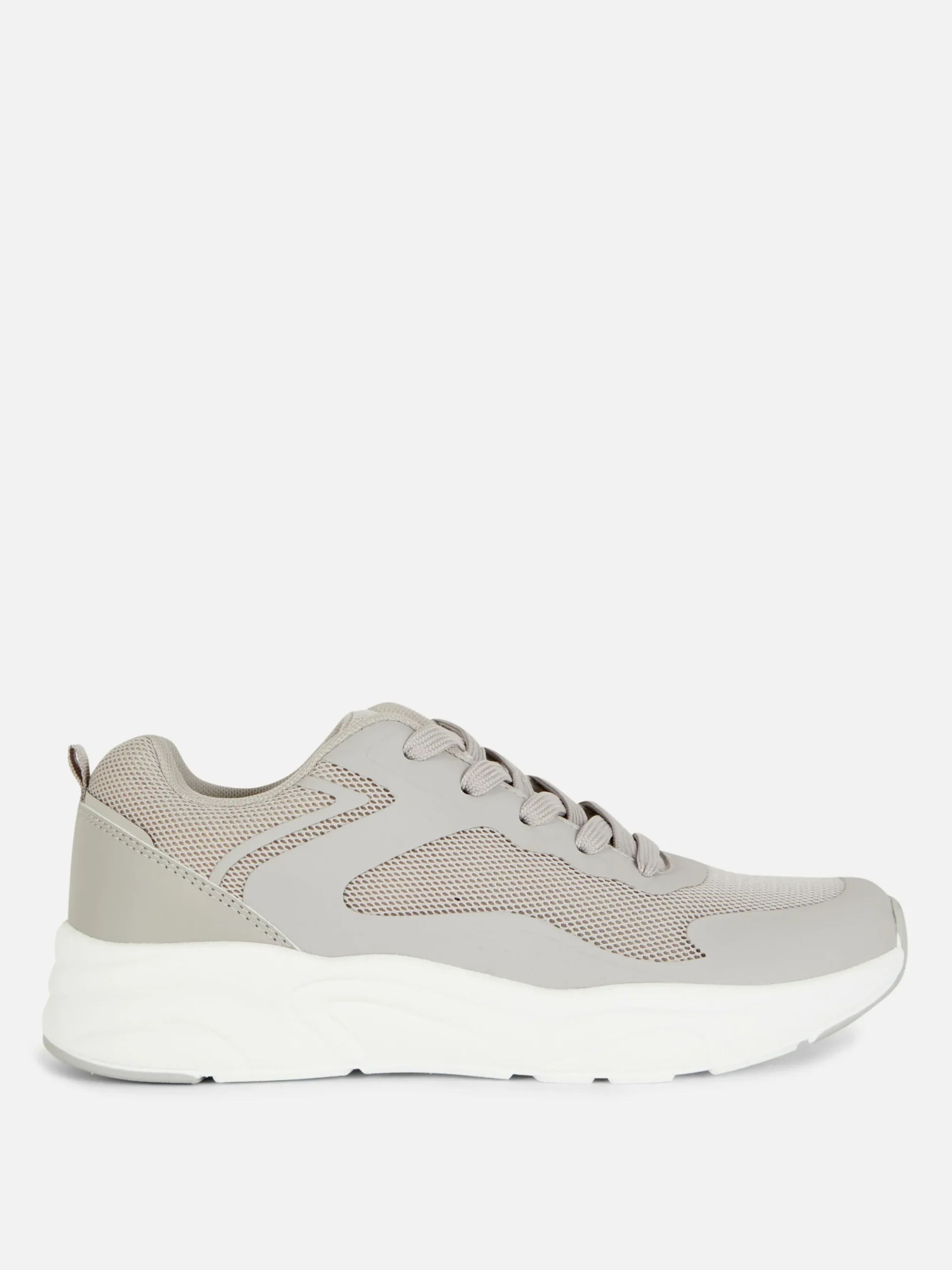 Sneakers Met Mesh En Dikke Zool