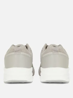 Sneakers Met Mesh En Dikke Zool