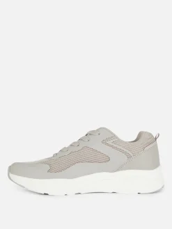 Sneakers Met Mesh En Dikke Zool