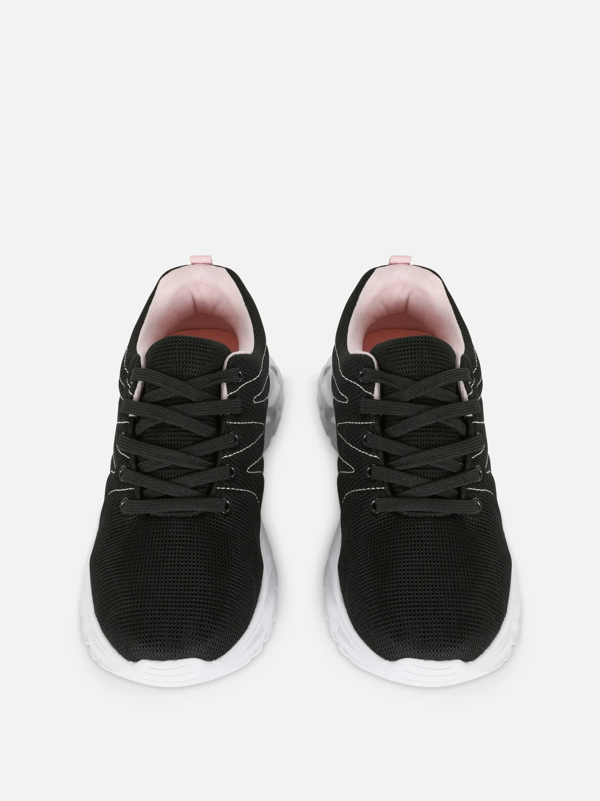 Sneakers Met Mesh En Dikke Zool