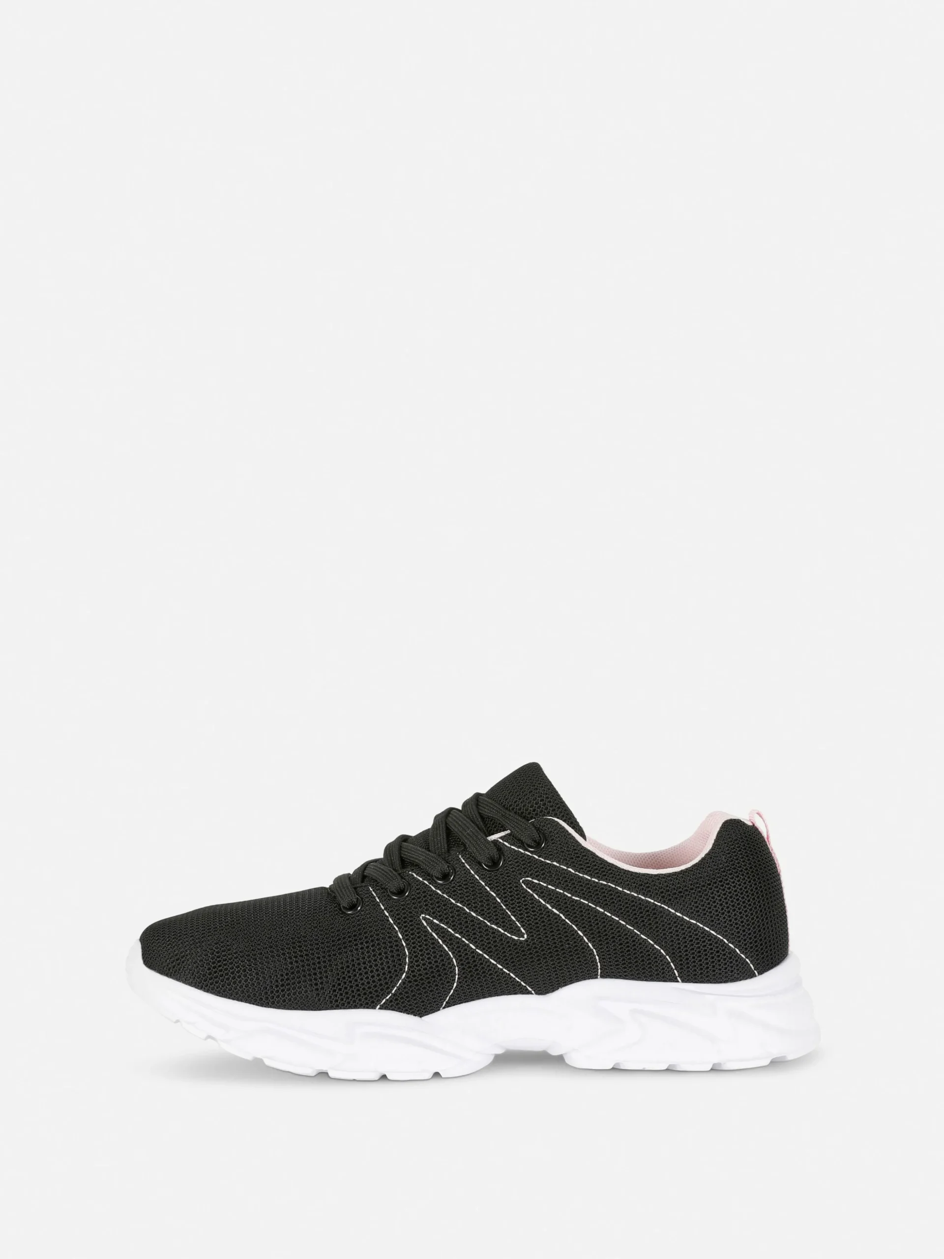 Sneakers Met Mesh En Dikke Zool