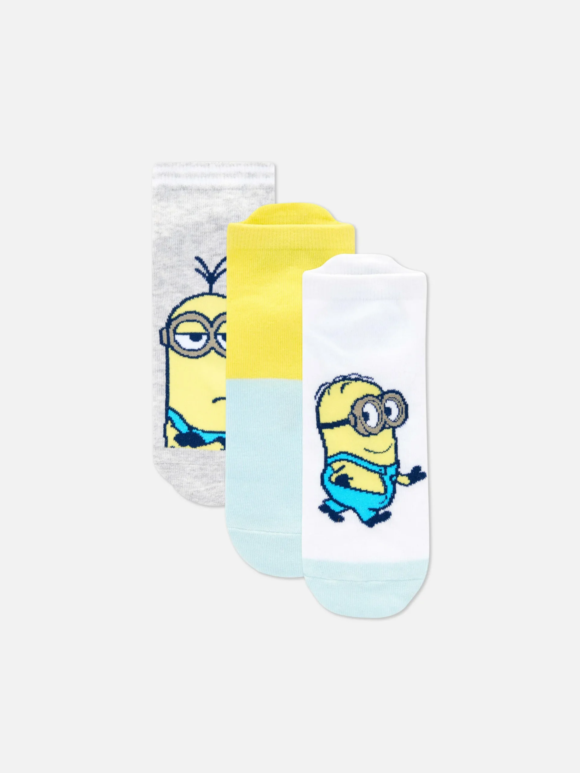 Sneakersokken Minions, 3 Paar