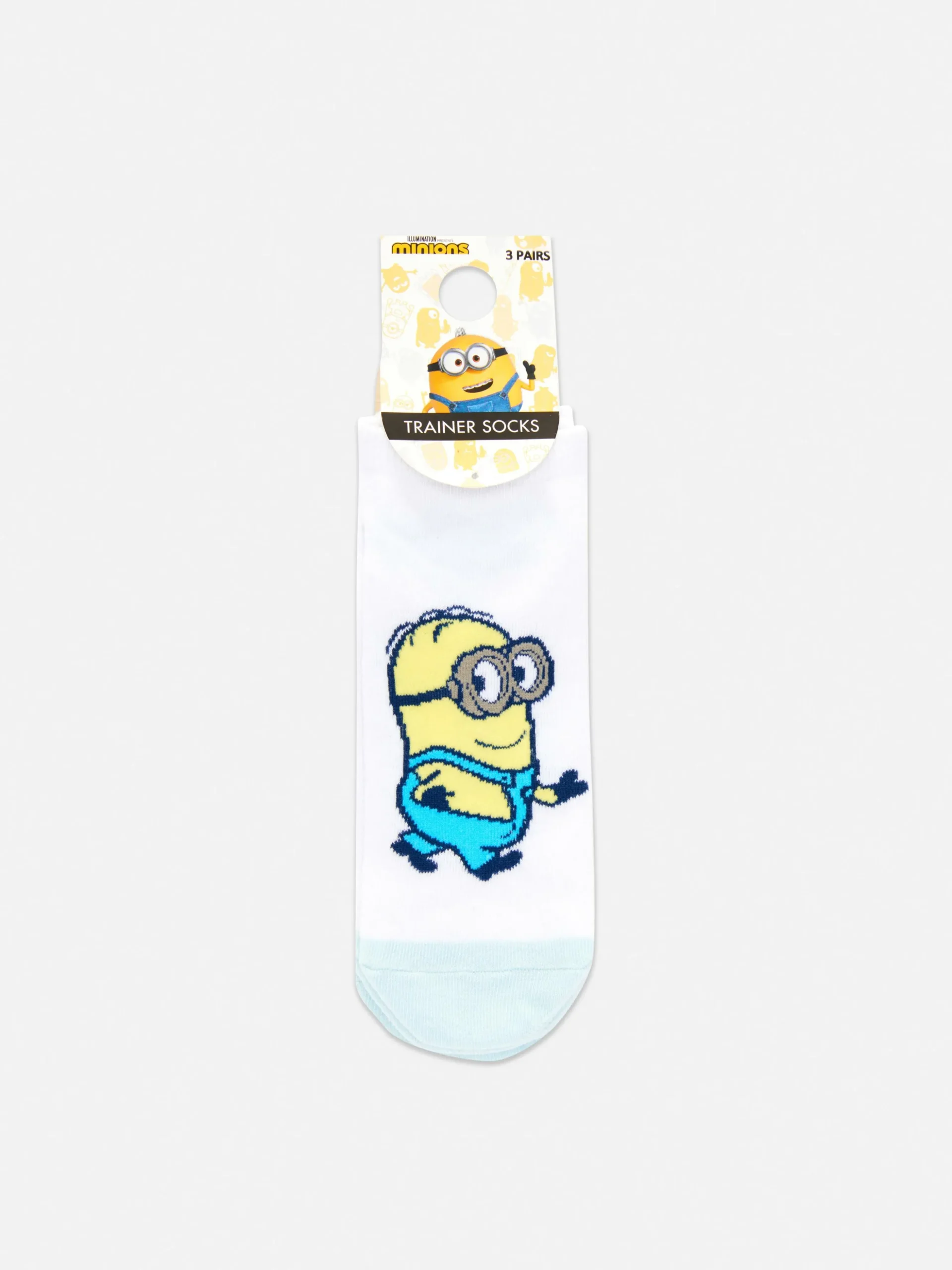 Sneakersokken Minions, 3 Paar